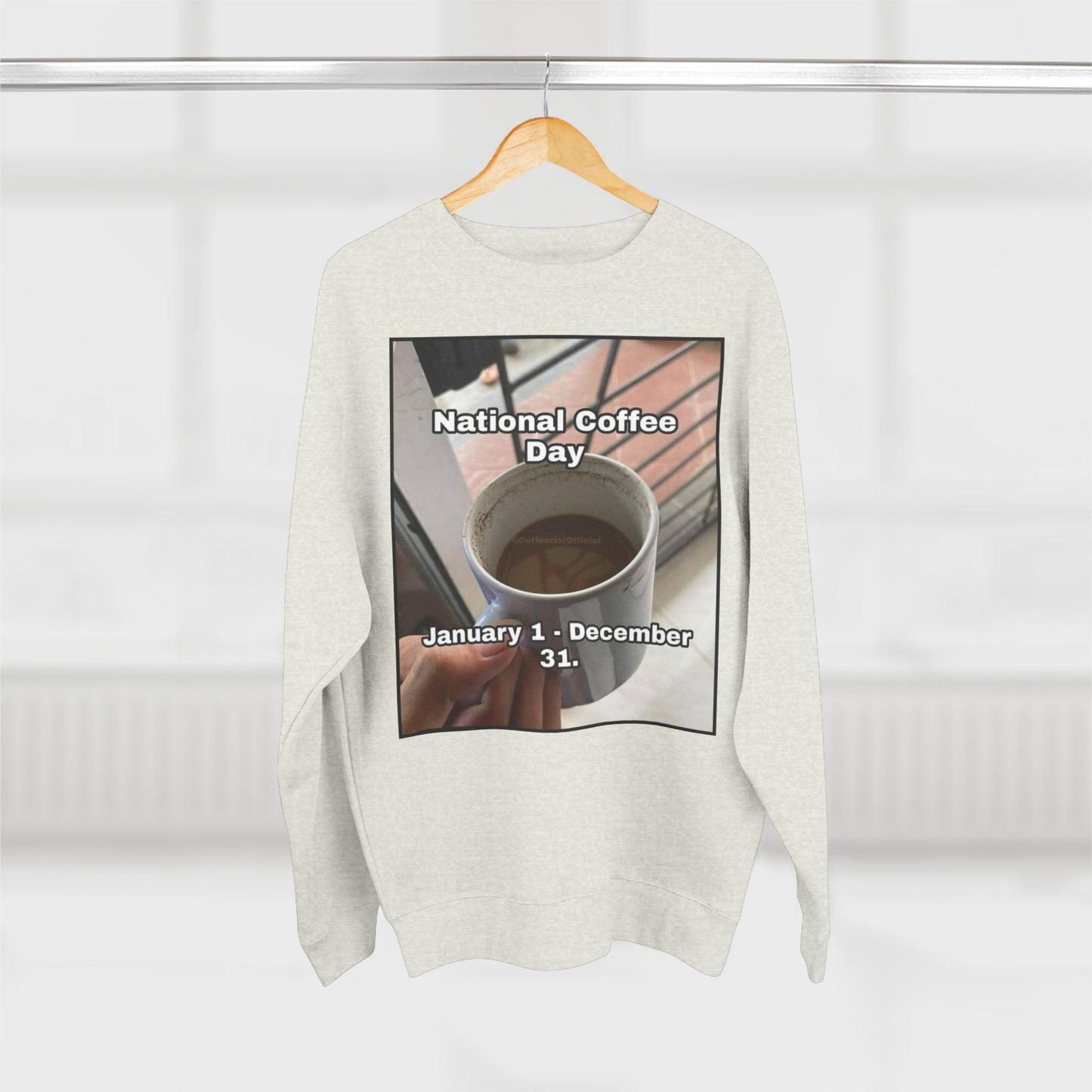 National Coffee Day Unisex Crewneck Sweatshirt