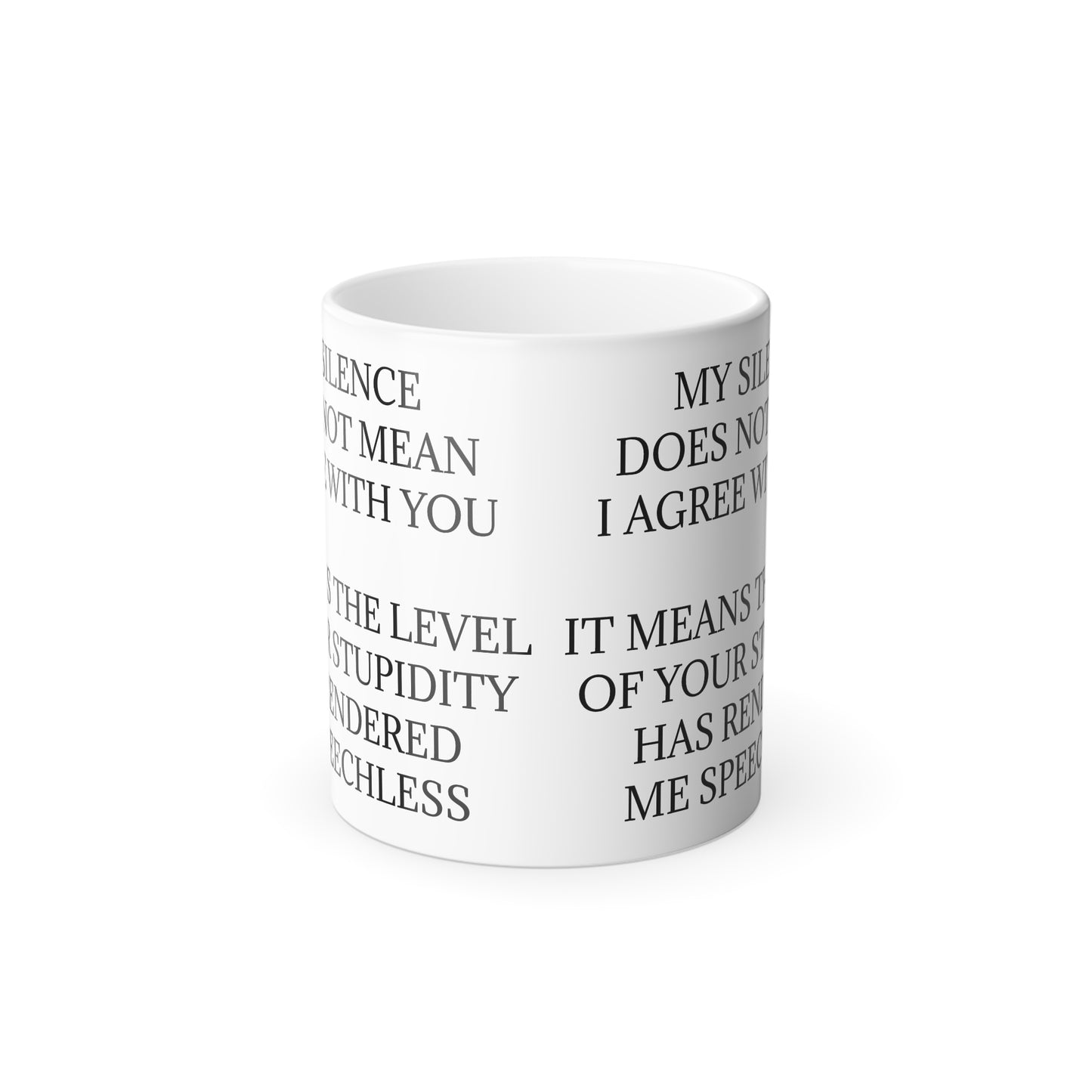 Speechless Color Changing Mug
