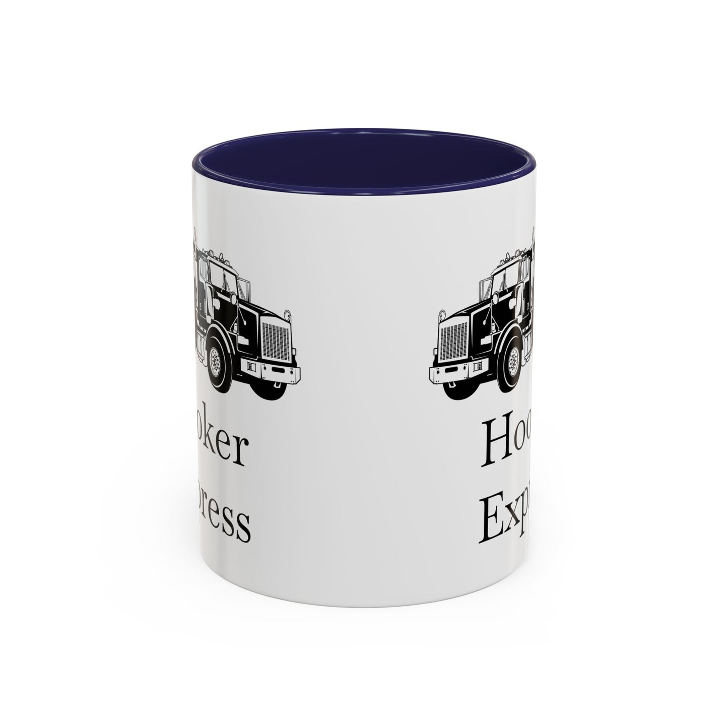 H**ker Express Heavy Tow Truck 2-Tone Coffee Mug