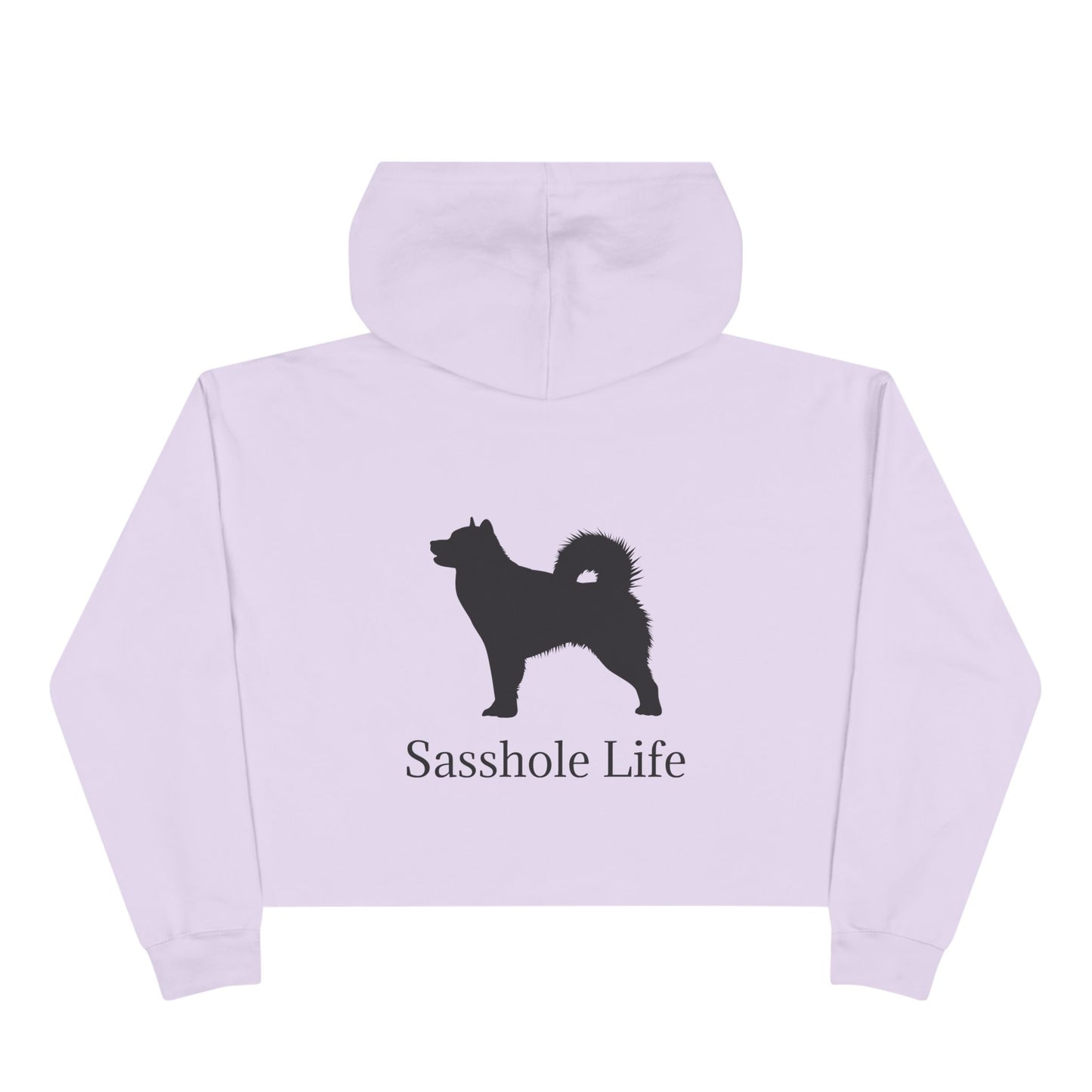 Sasshole Life Women's Crop Hoodie