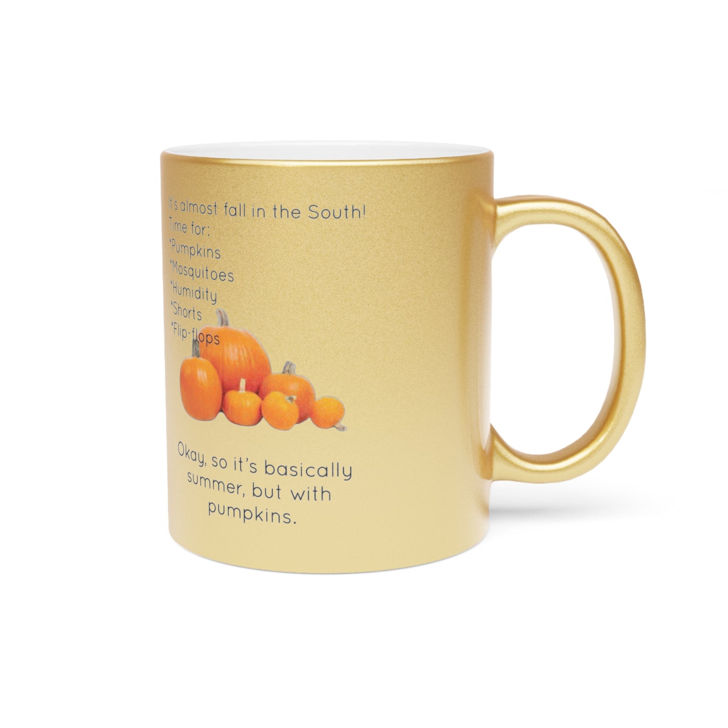 Fall In The South Metallic Coffee Mug