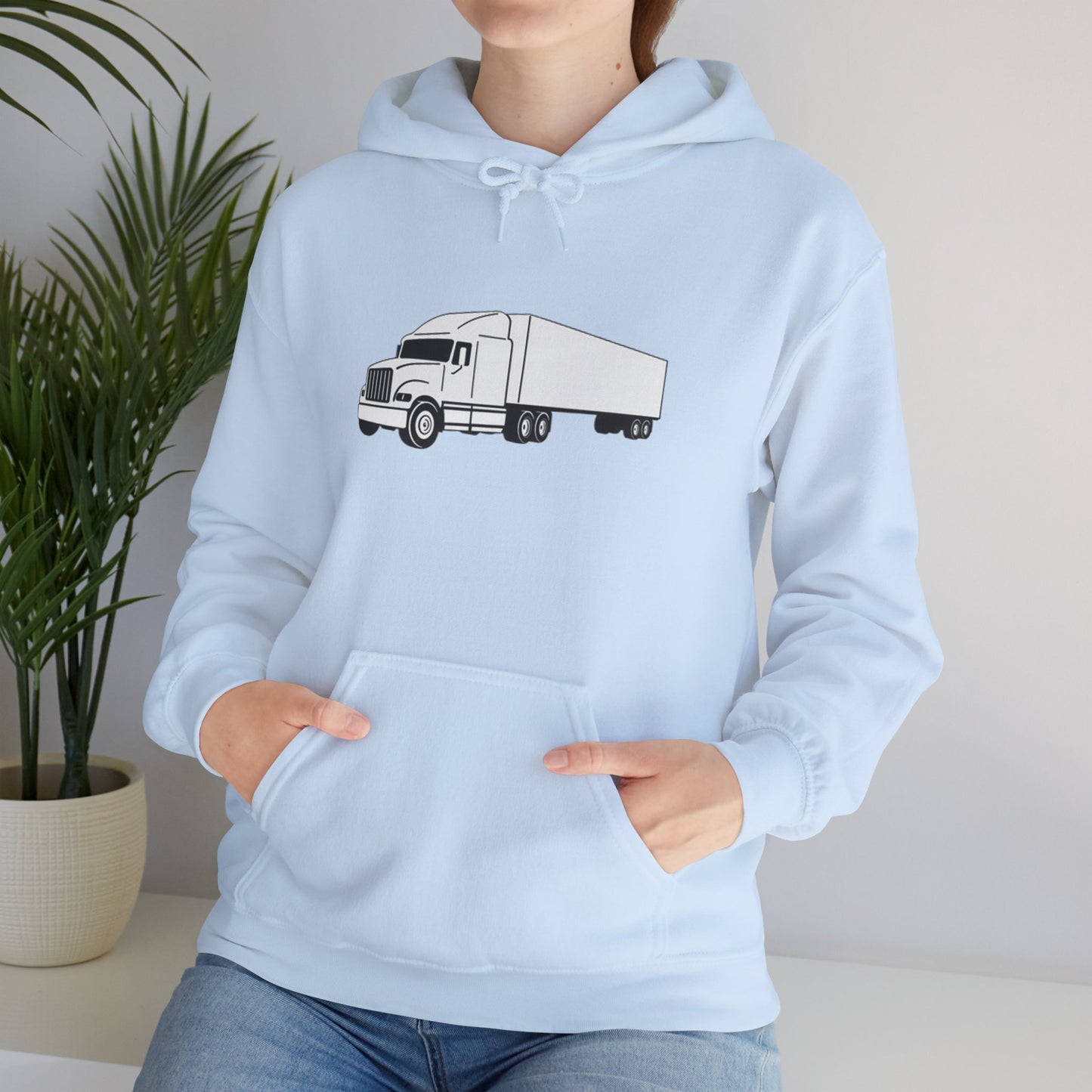 Semi Truck Unisex Hoodie
