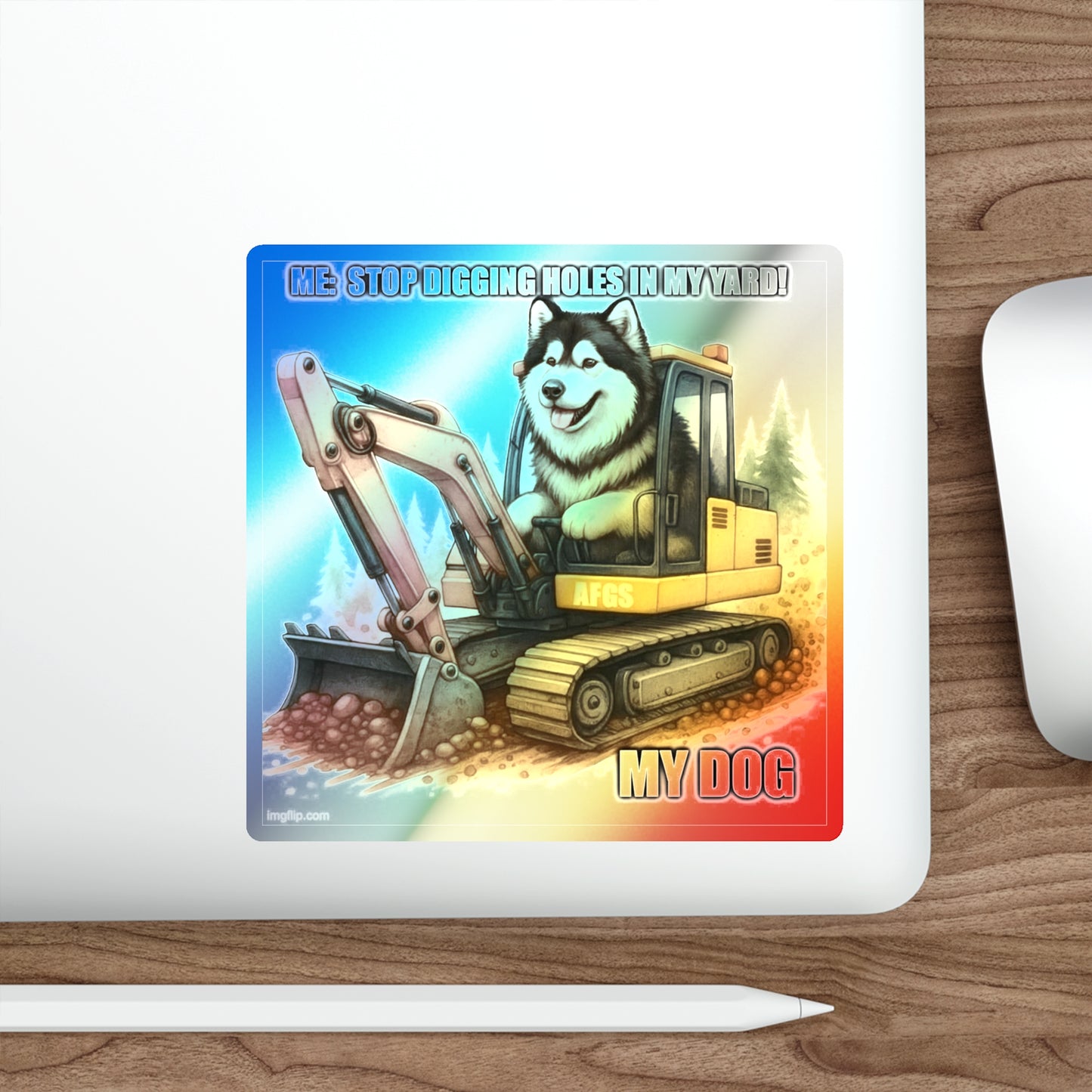 Digmaster Holographic Sticker