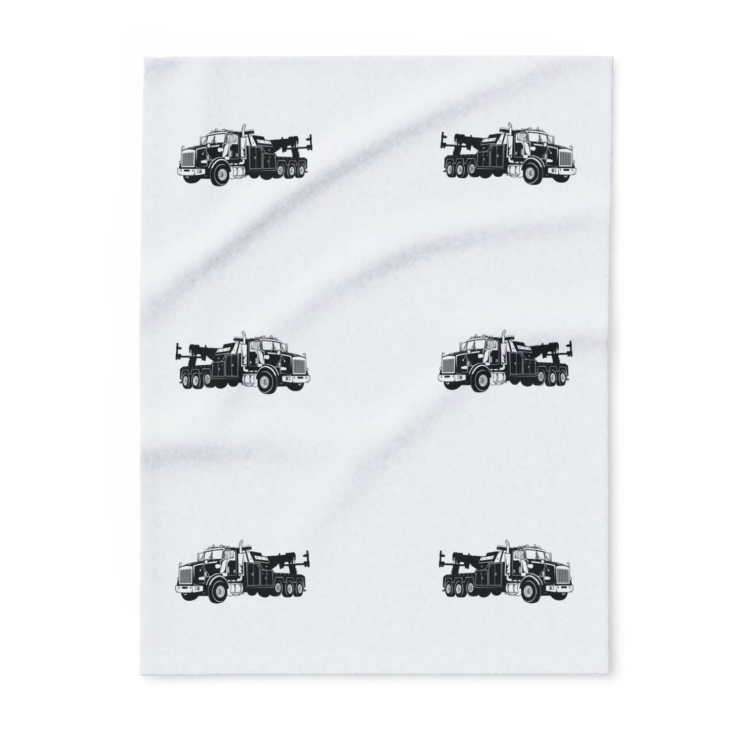 Heavy Tow Truck Arctic Fleece Blanket