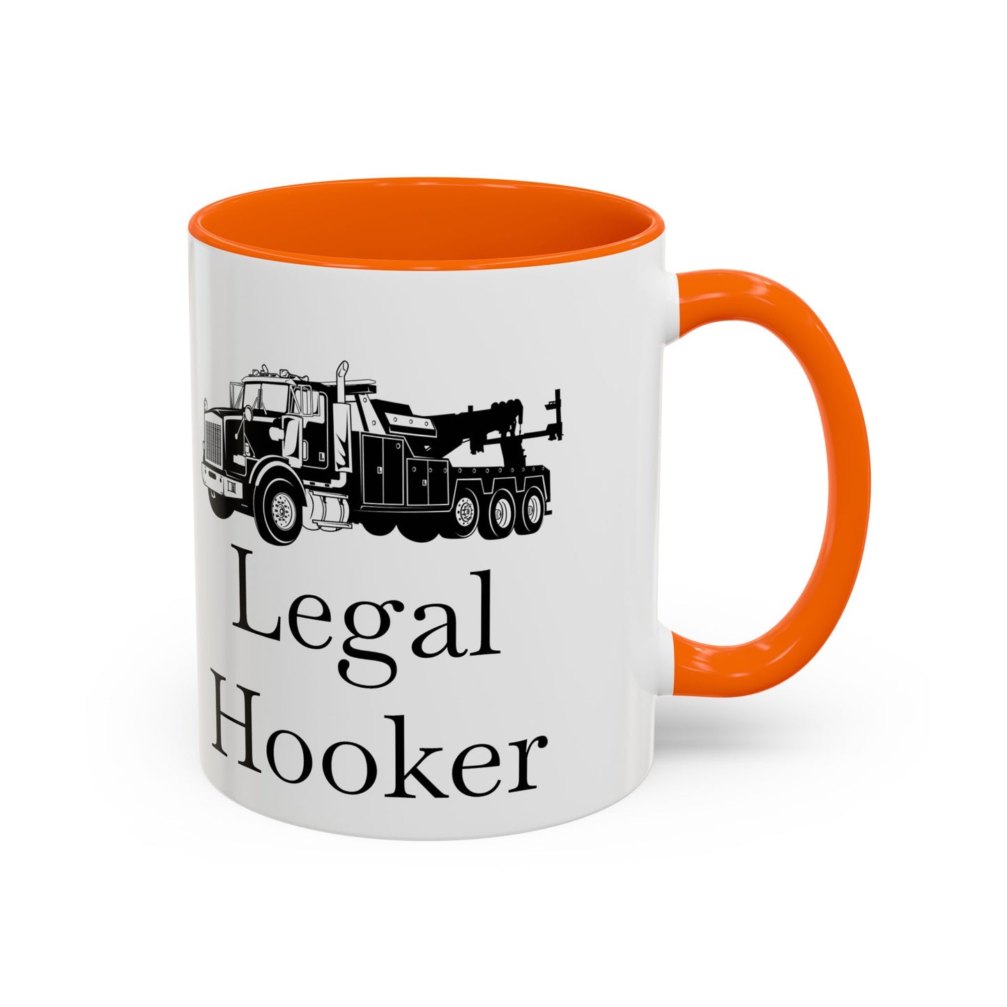 Legal H**ker Heavy Tow Truck 2-Tone Coffee Mug