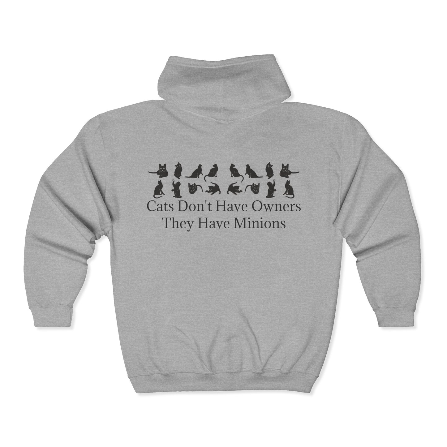 Cat Minions Unisex Full Zip Hoodie