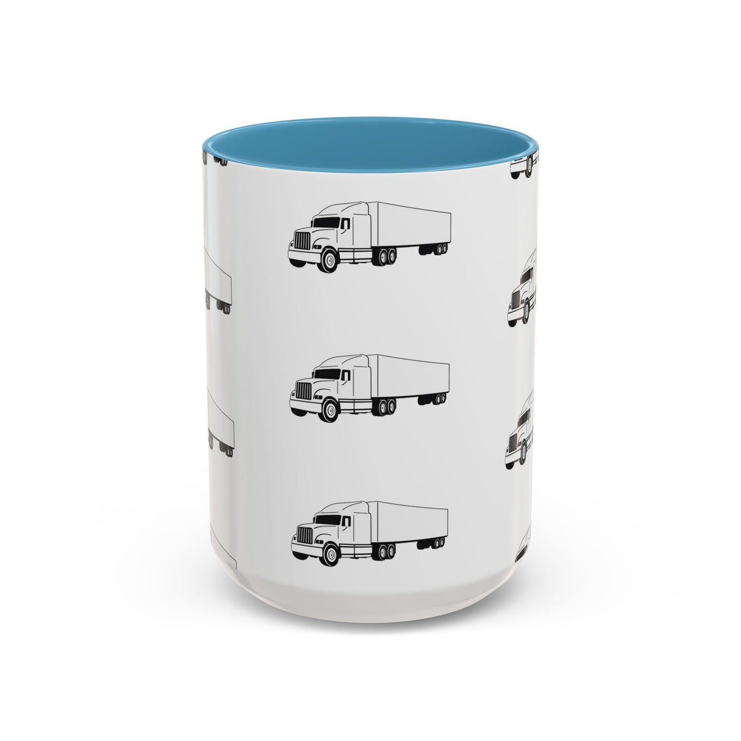Semi Truck 2-Tone Coffee Mug