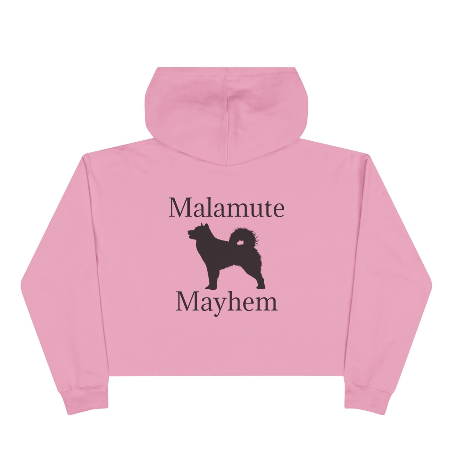 Malamute Mayhem Women's Crop Hoodie