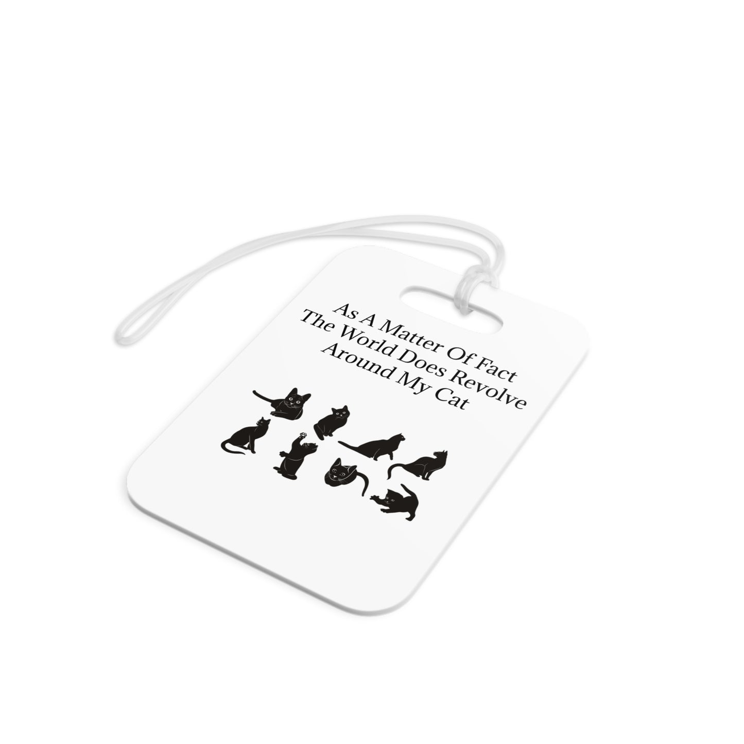 Matter Of Fact Cat Luggage Tag