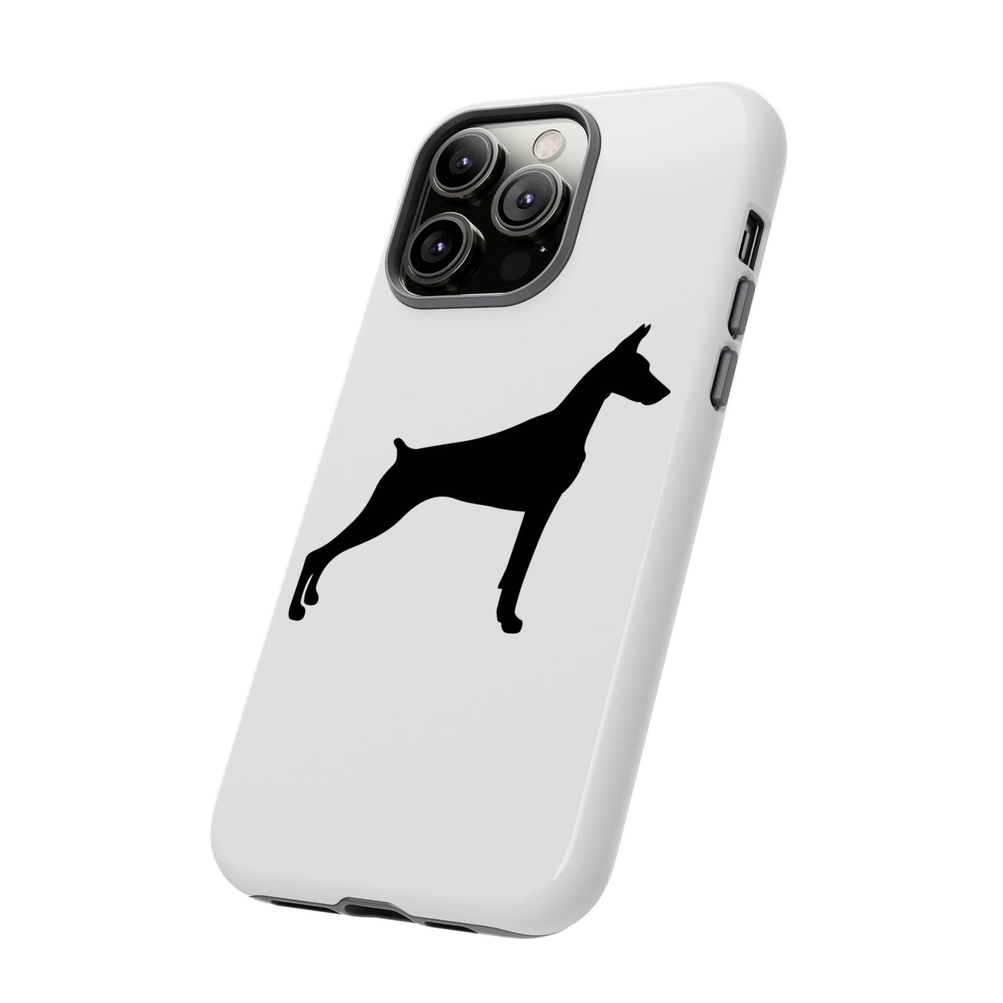 Doberman Silhouette iPhone Case