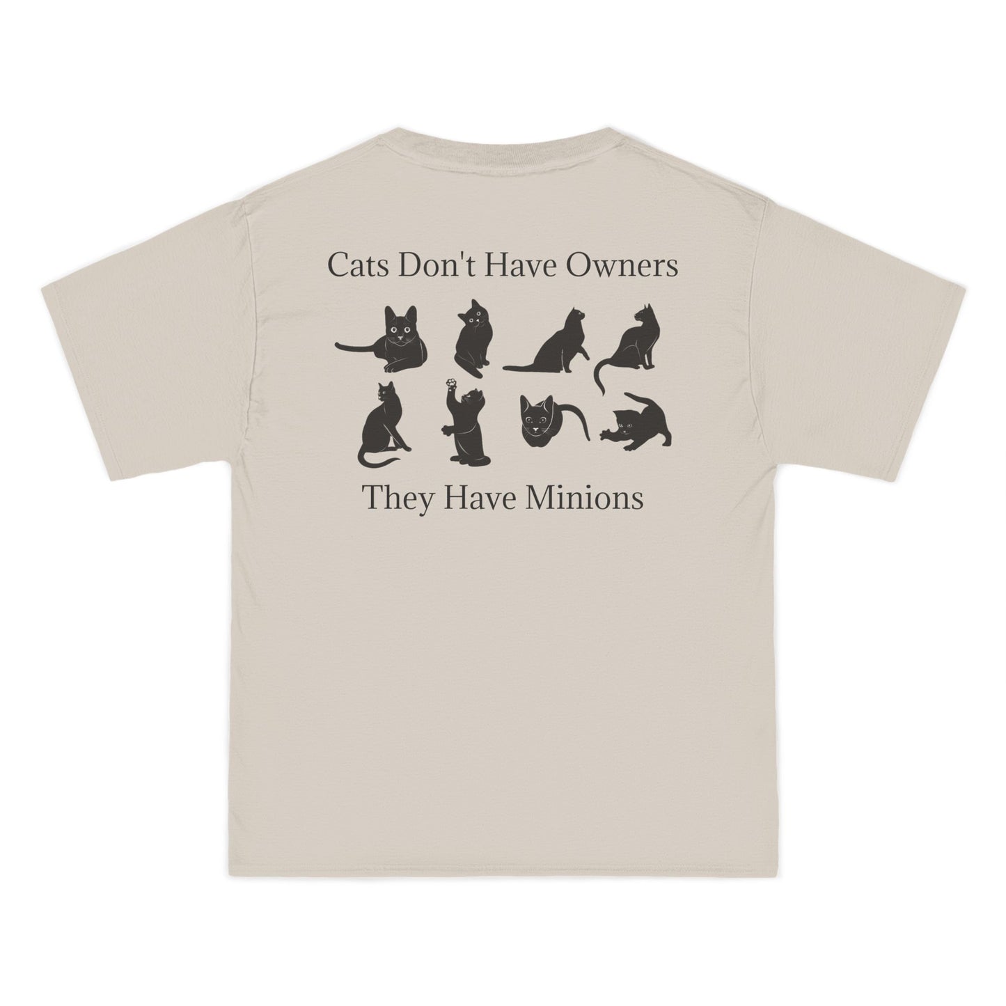 Cat Minions Men's Short-Sleeve Crewneck Tee
