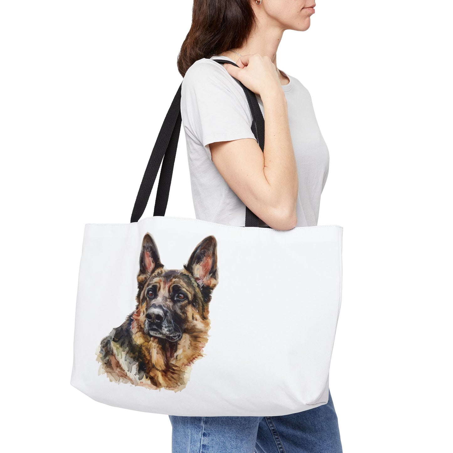 German Shepherd Head Weekender Tote Bag