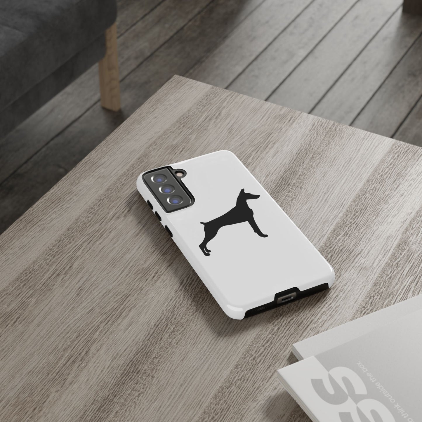 Doberman Silhouette Samsung Case