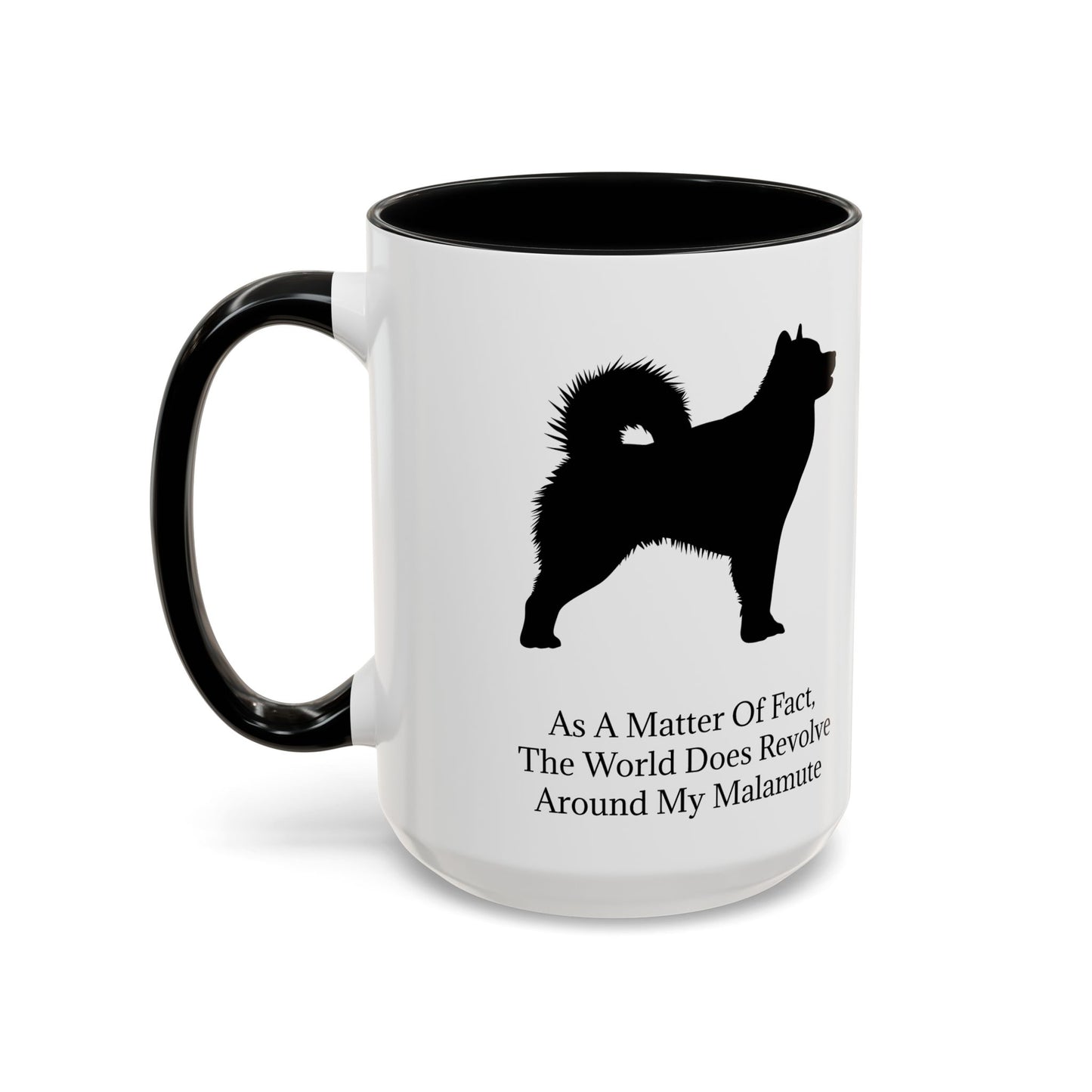 Matter Of Fact Malamute 2-Tone Coffee Mug
