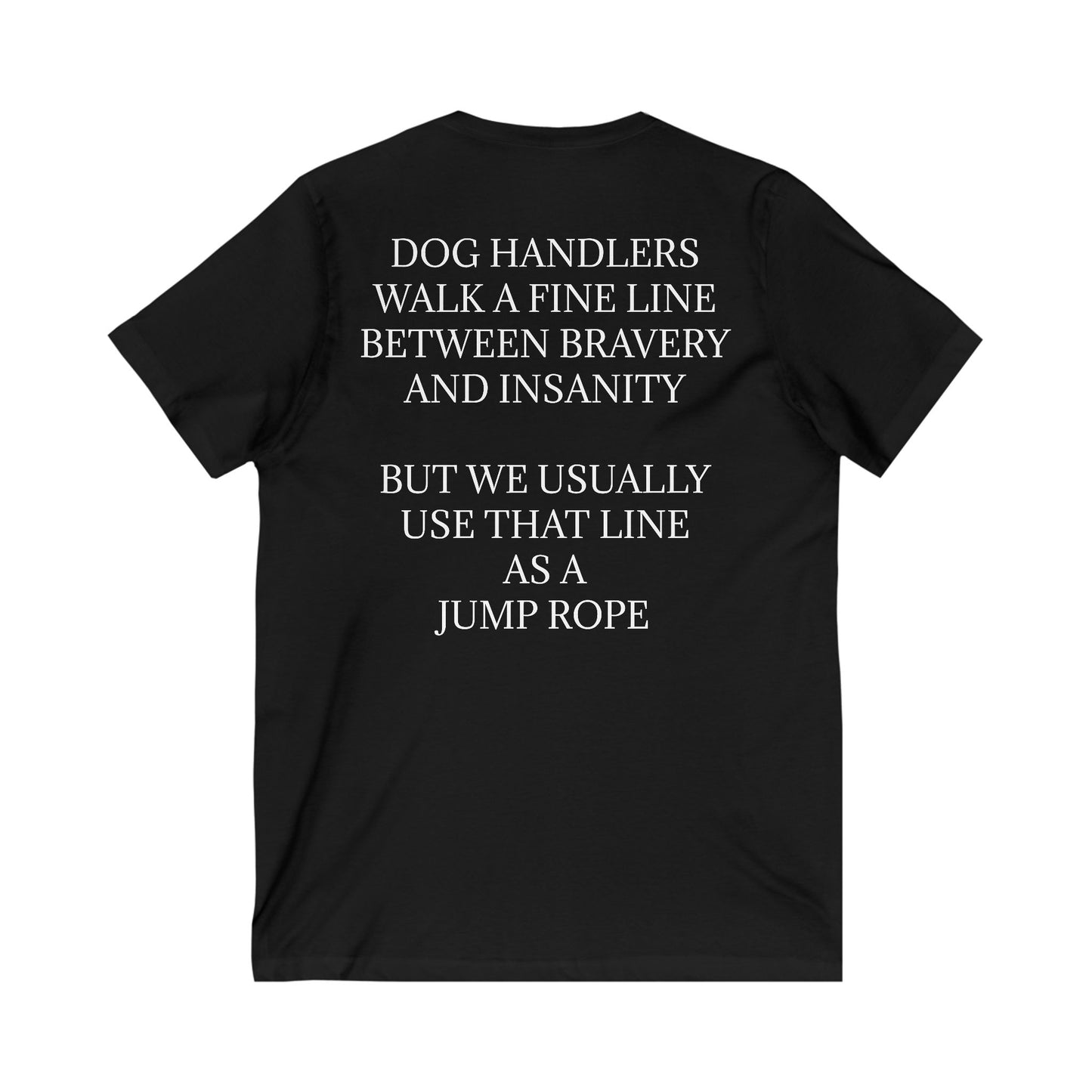Jump Rope Unisex Short Sleeve V-Neck Tee