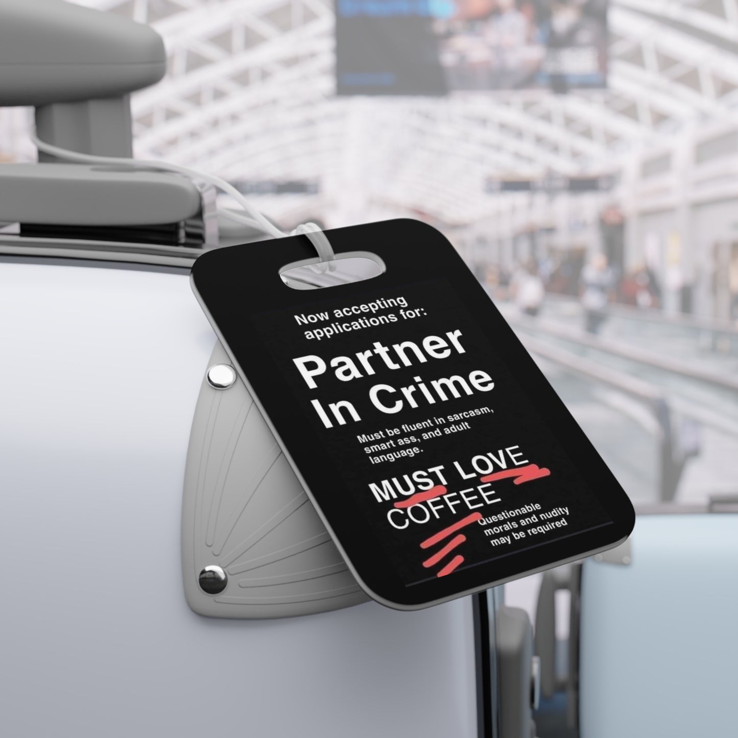 Partner In Crime Luggage Tag
