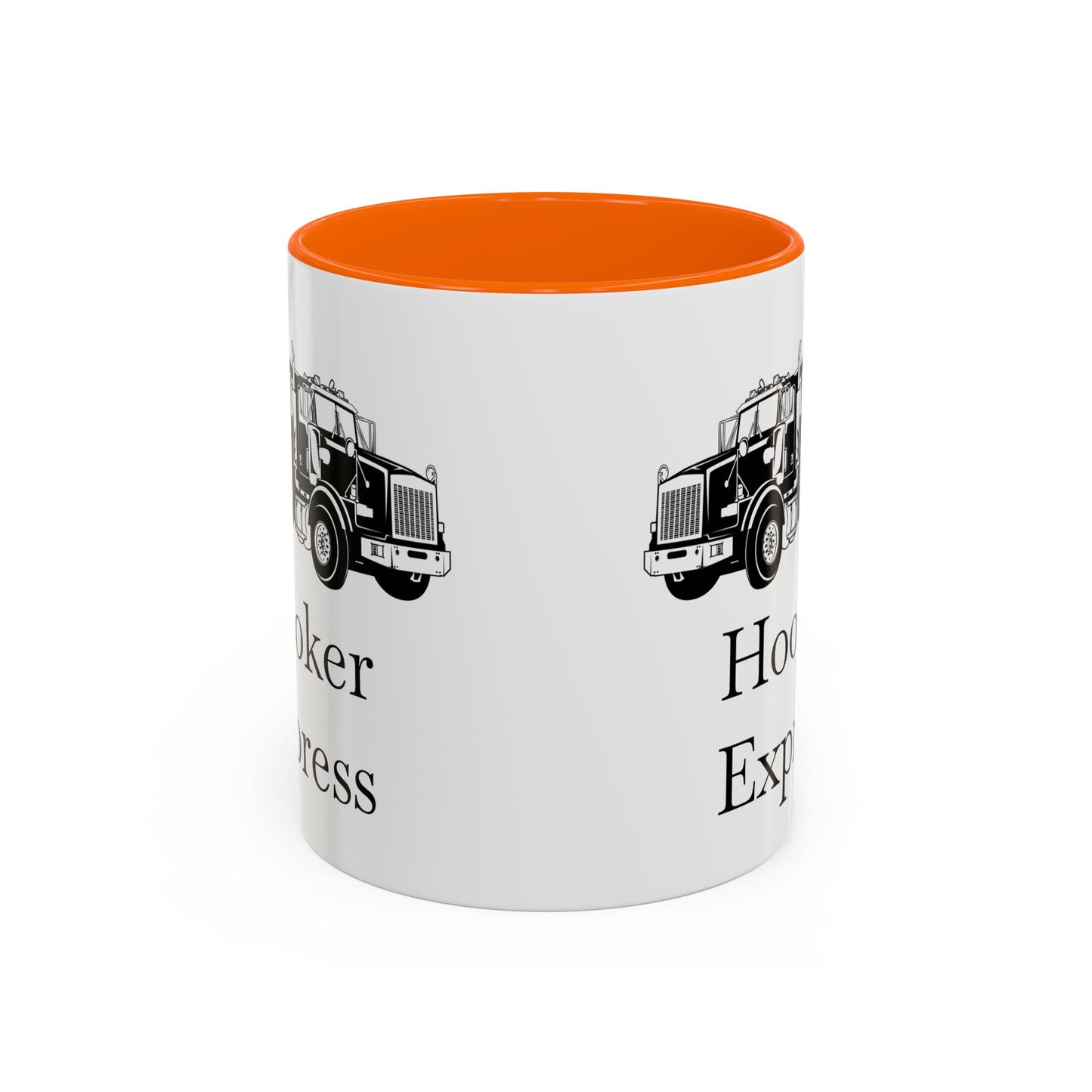 H**ker Express Heavy Tow Truck 2-Tone Coffee Mug