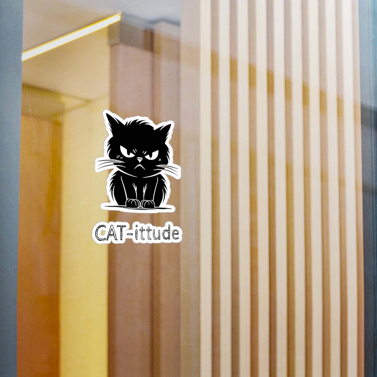 CAT-ittude Vinyl Decal