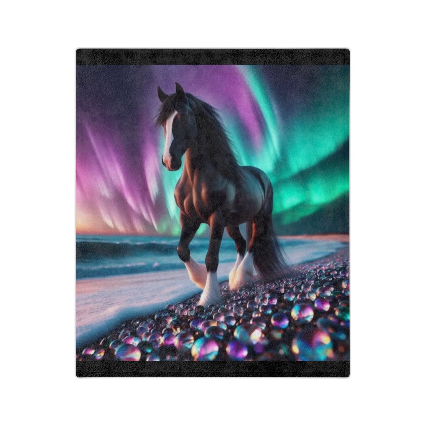Midnight Magic Velveteen Microfiber Blanket
