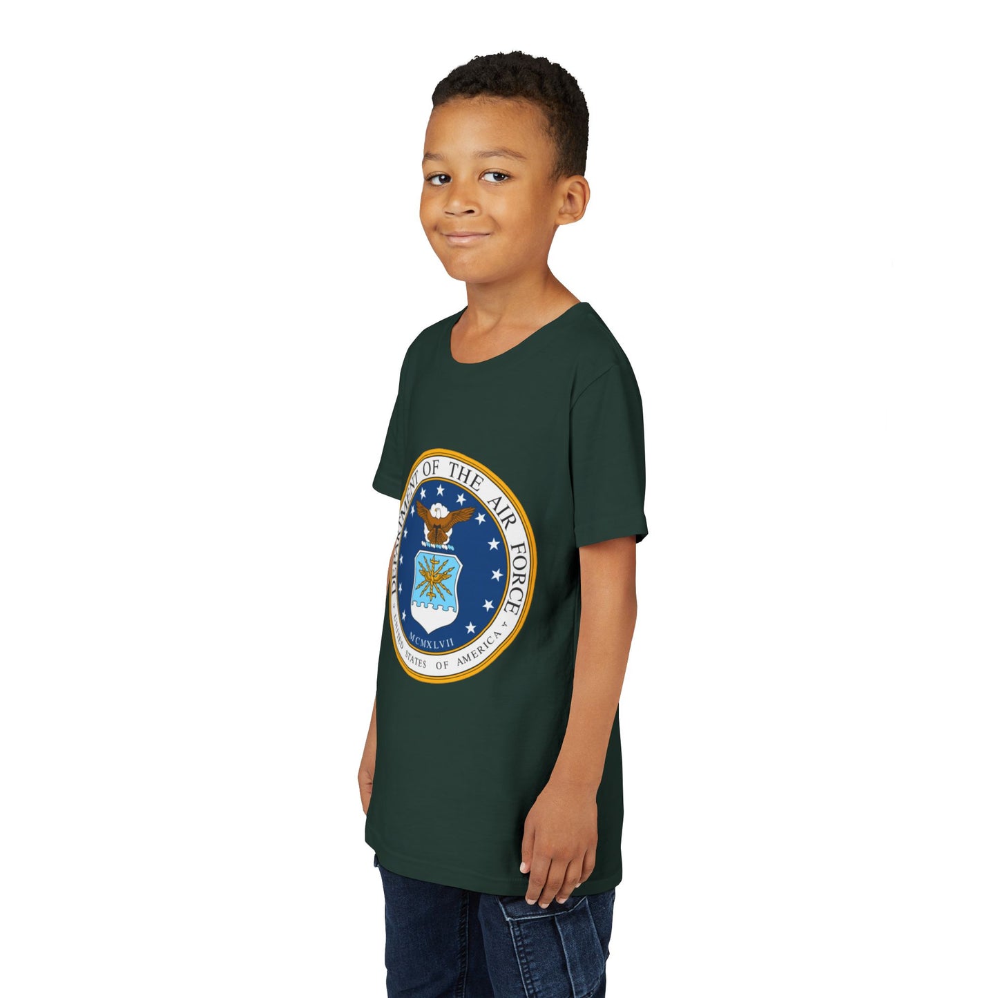 US Air Force Youth Unisex Short Sleeve Crewneck Tee