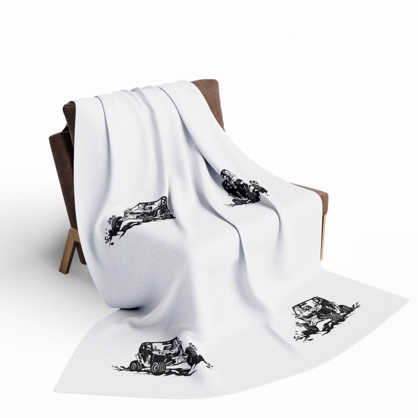 Slinging Mud Side By Side Arctic Fleece Blanket