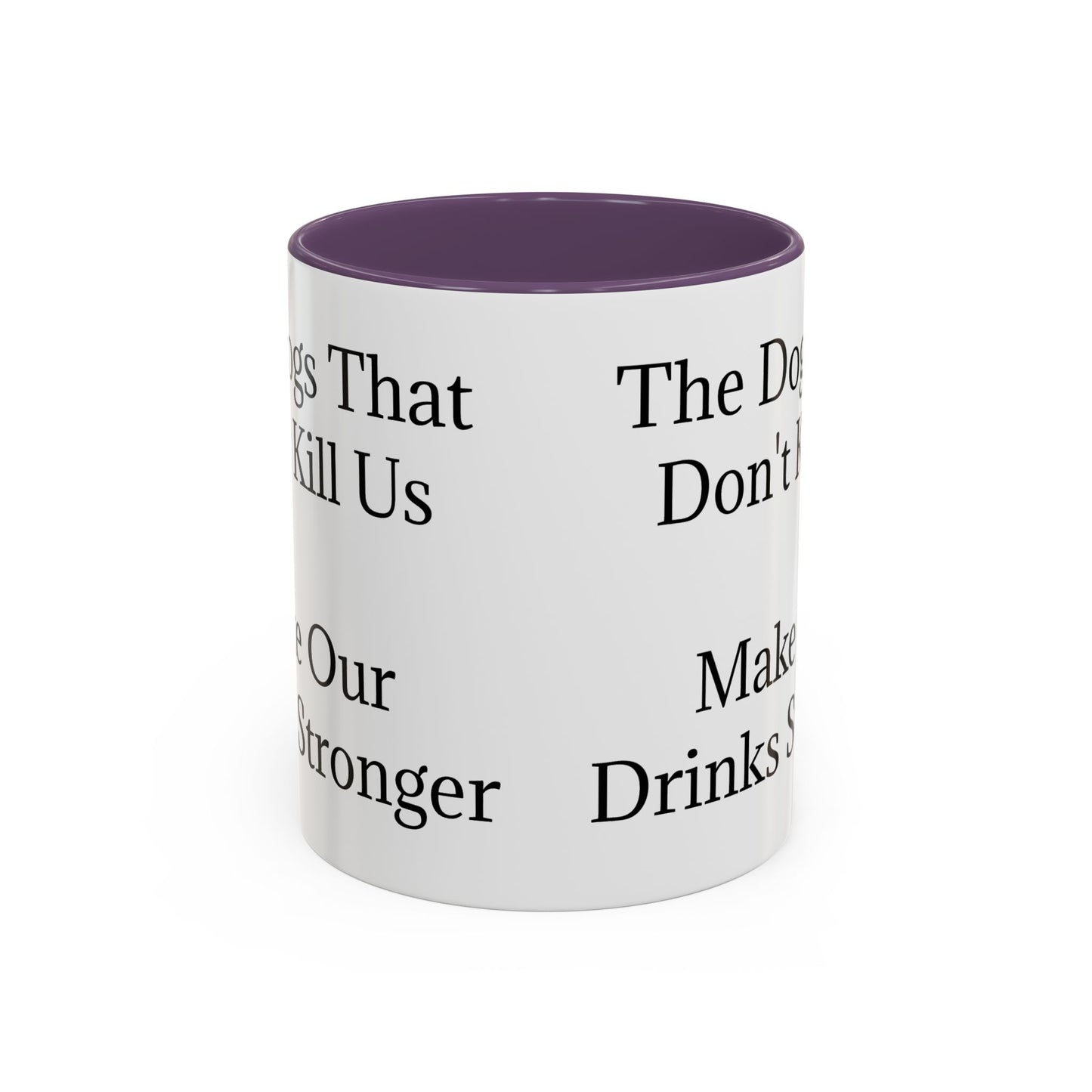Drinks Stronger 2-Tone Coffee Mug