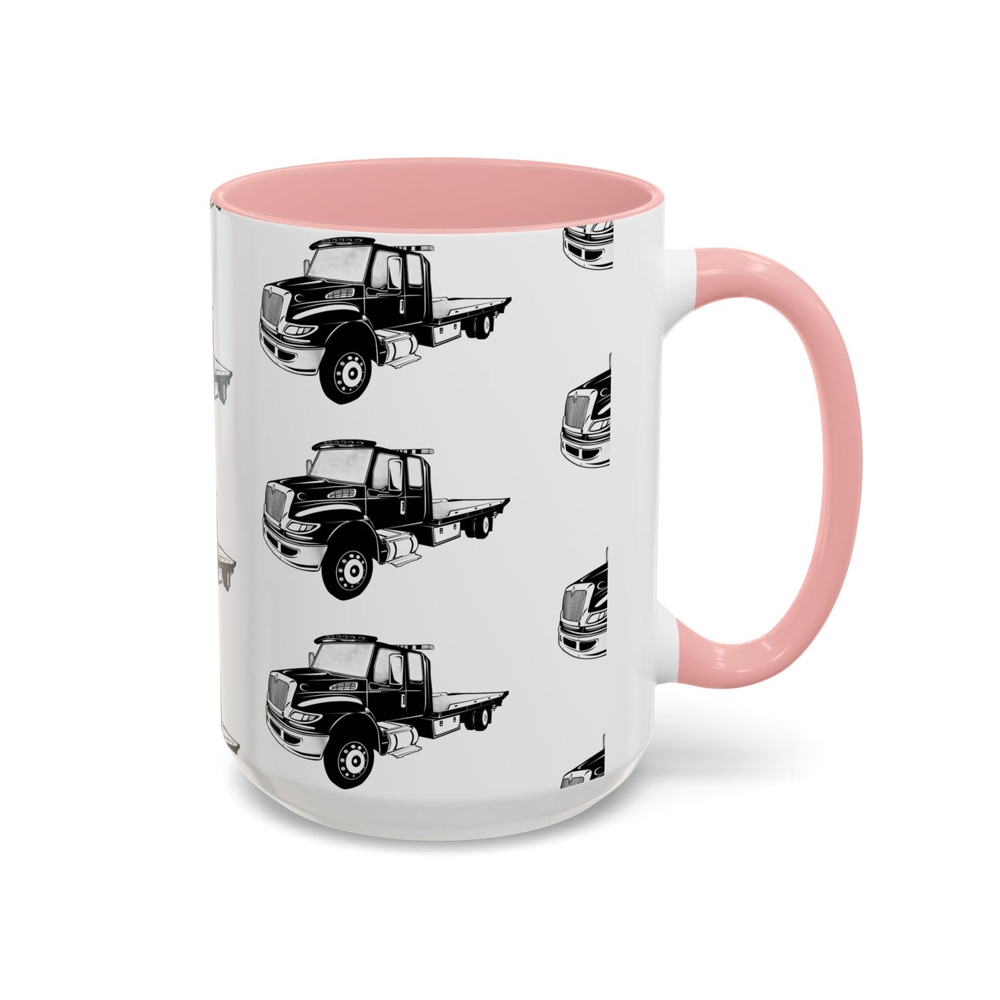 Flatbed Tow Truck 2-Tone Coffee Mug