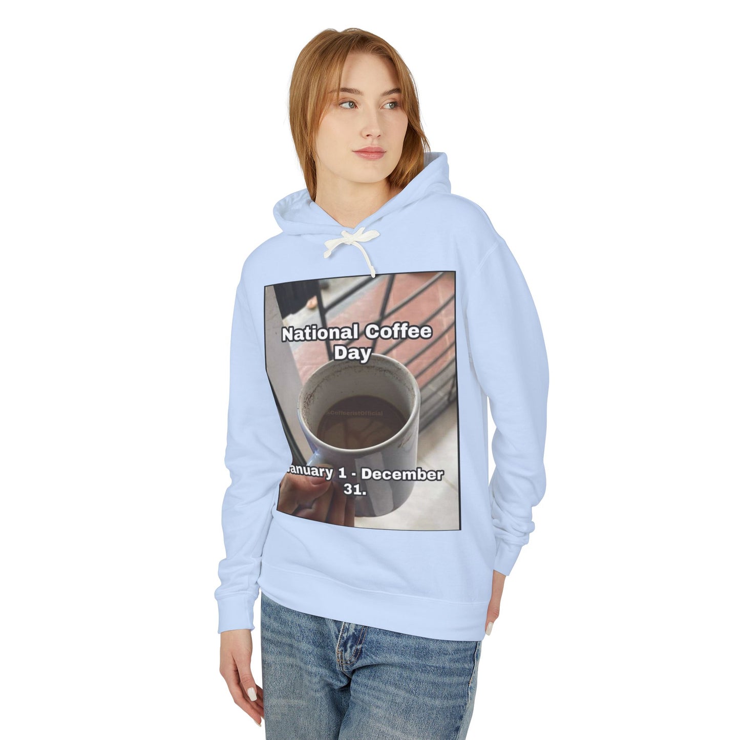 National Coffee Day Unisex Lightweight Hoodie