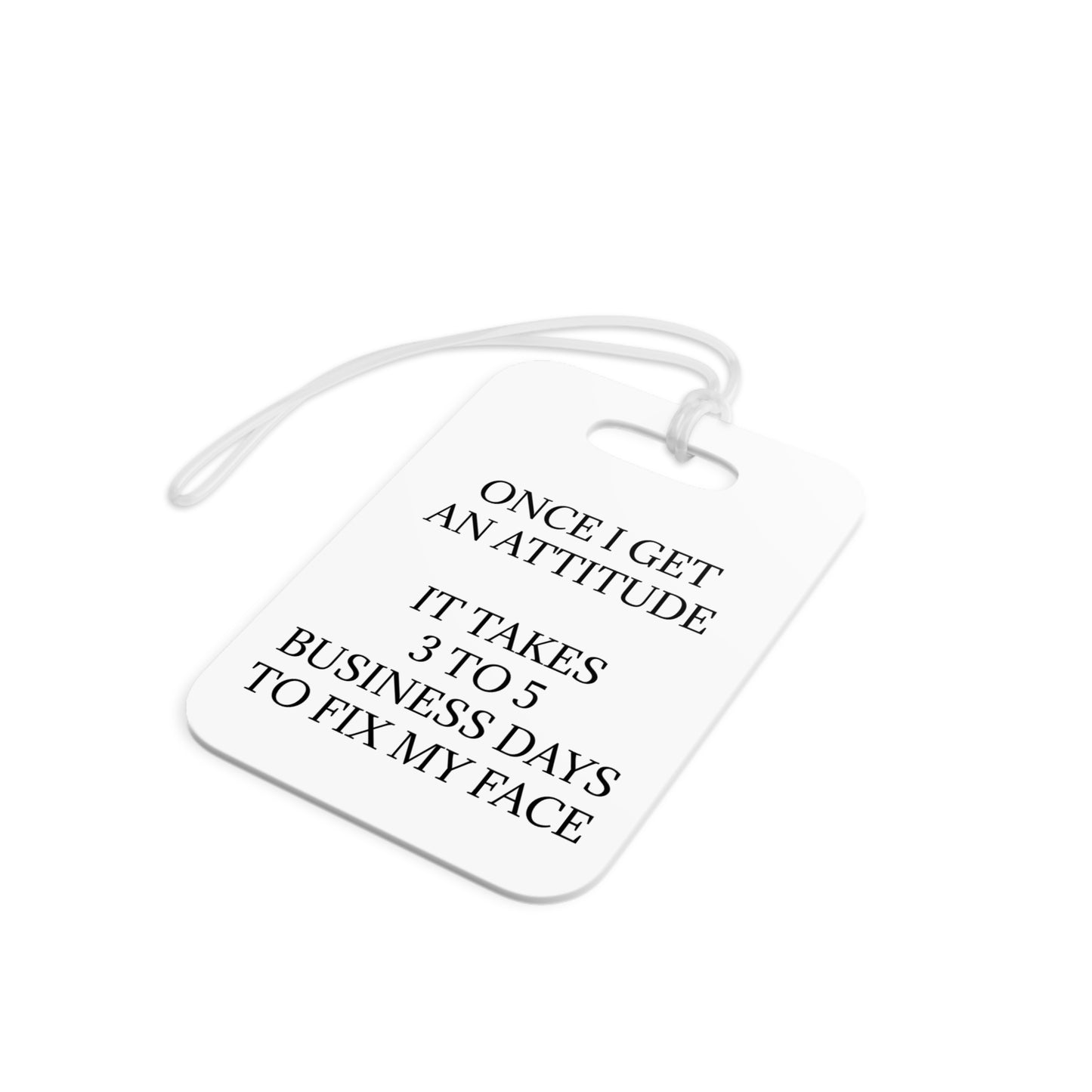 Fix My Face Luggage Tag