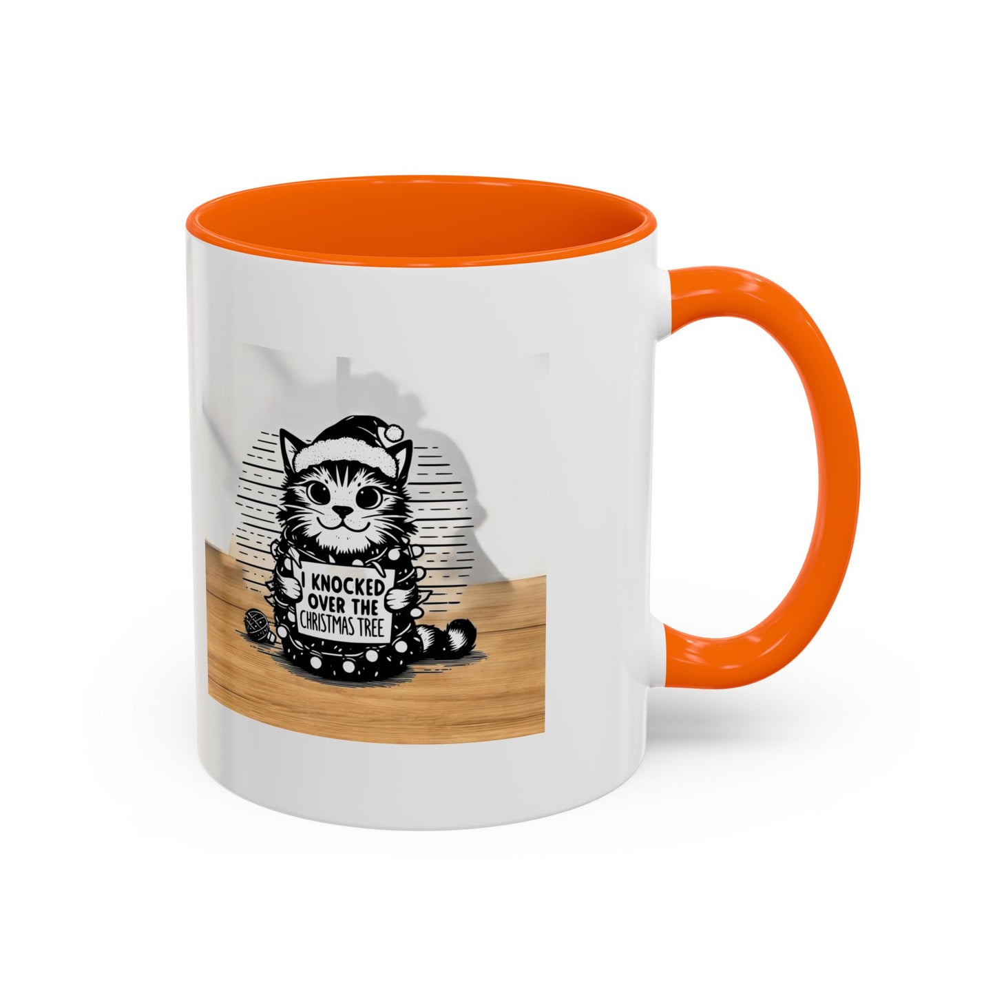 Naughty Cat 2-Tone Coffee Mug