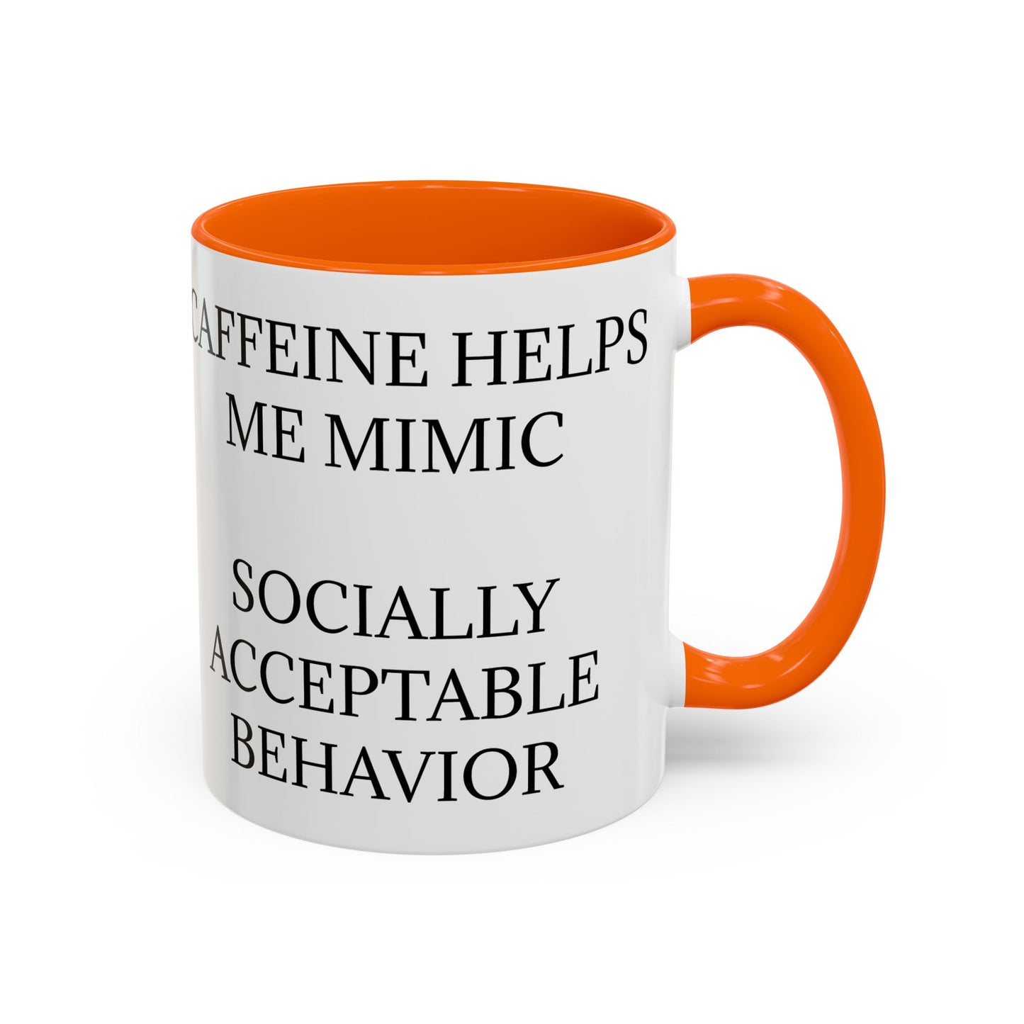 Socially Acceptable 2-Tone Coffee Mug