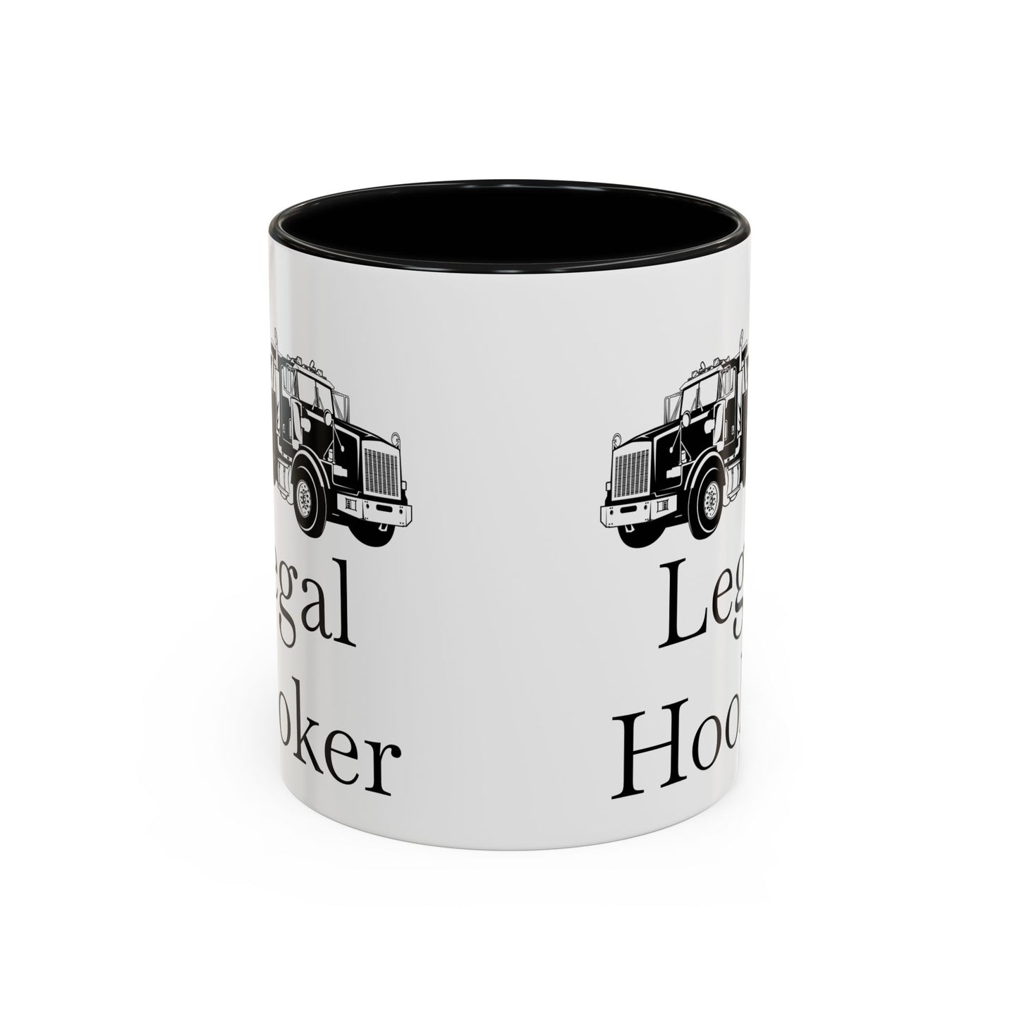 Legal H**ker Heavy Tow Truck 2-Tone Coffee Mug