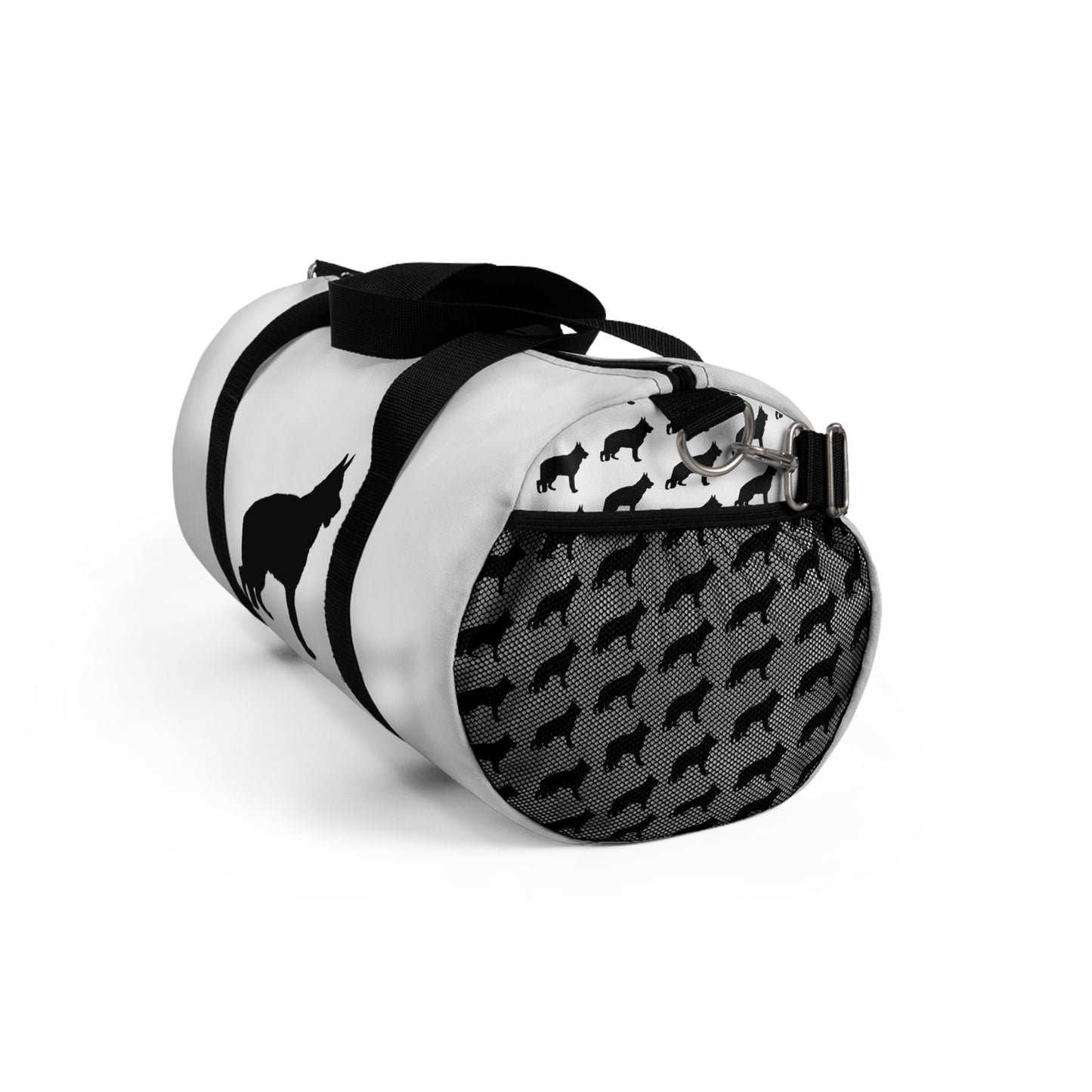 German Shepherd Silhouette Duffel Bag