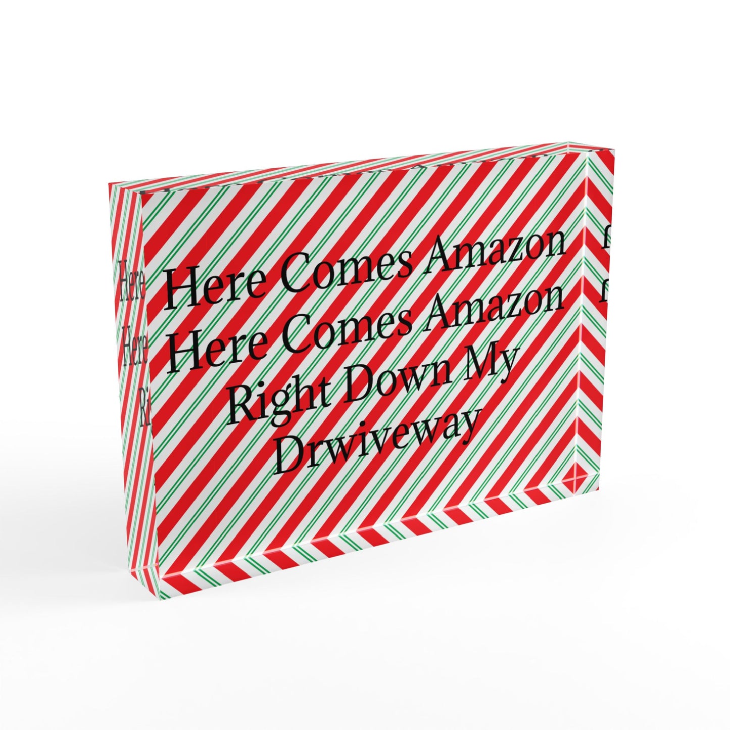 Here Comes Amazon Acrylic Photo Block
