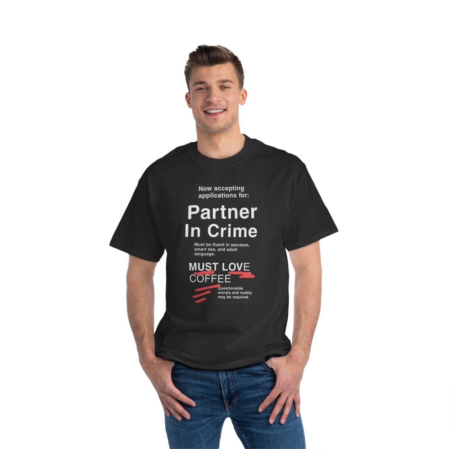 Partner In Crime Men's Short-Sleeve Crewneck Tee