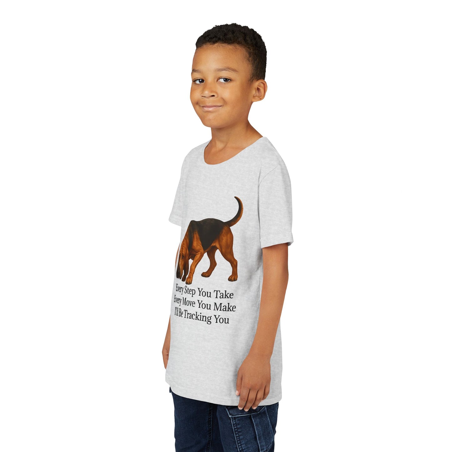 Tracking You Youth Unisex Short Sleeve Crewneck Tee