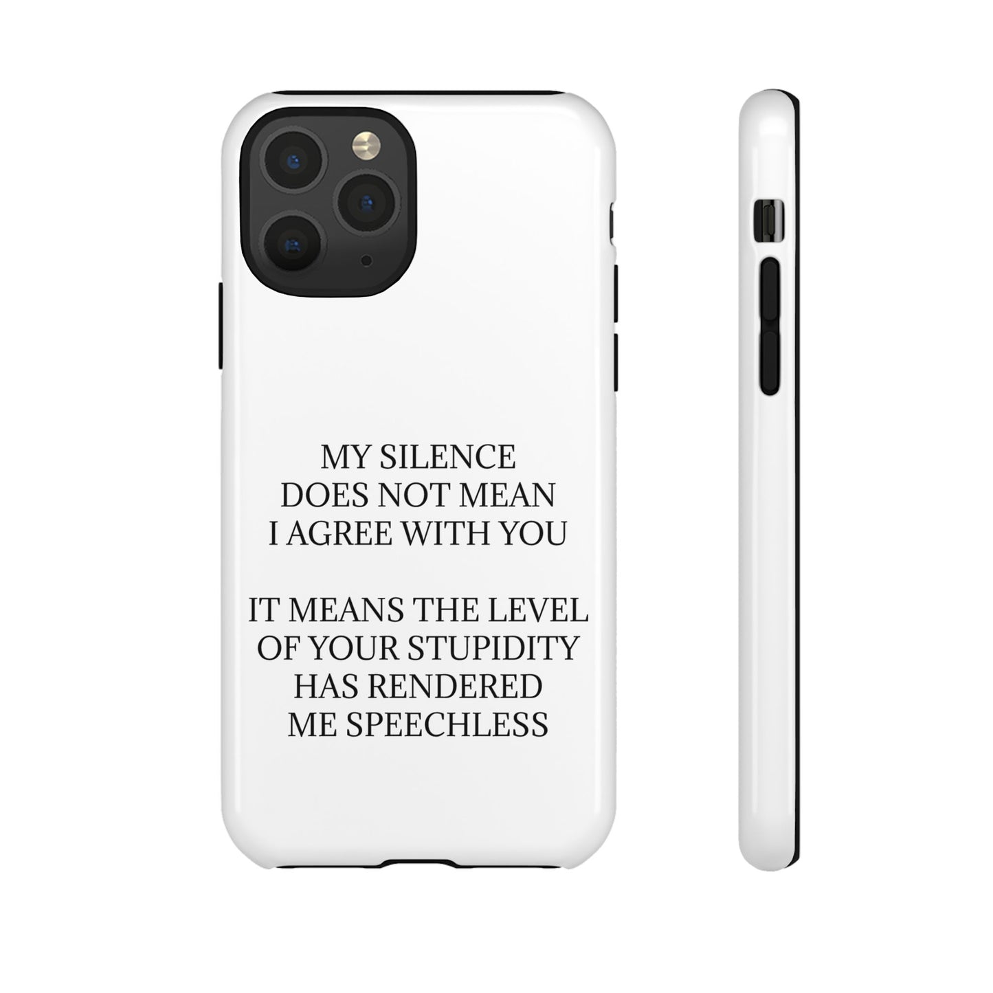 Speechless iPhone Case