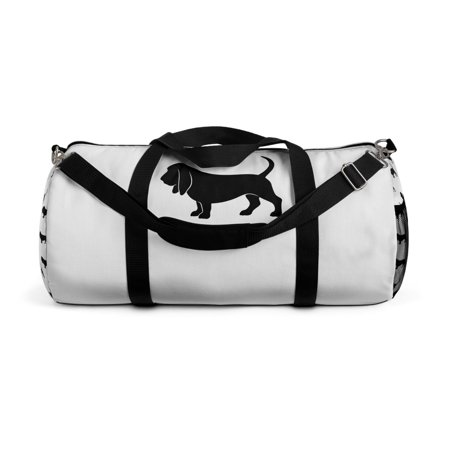 Basset Hound Silhouette Duffel Bag