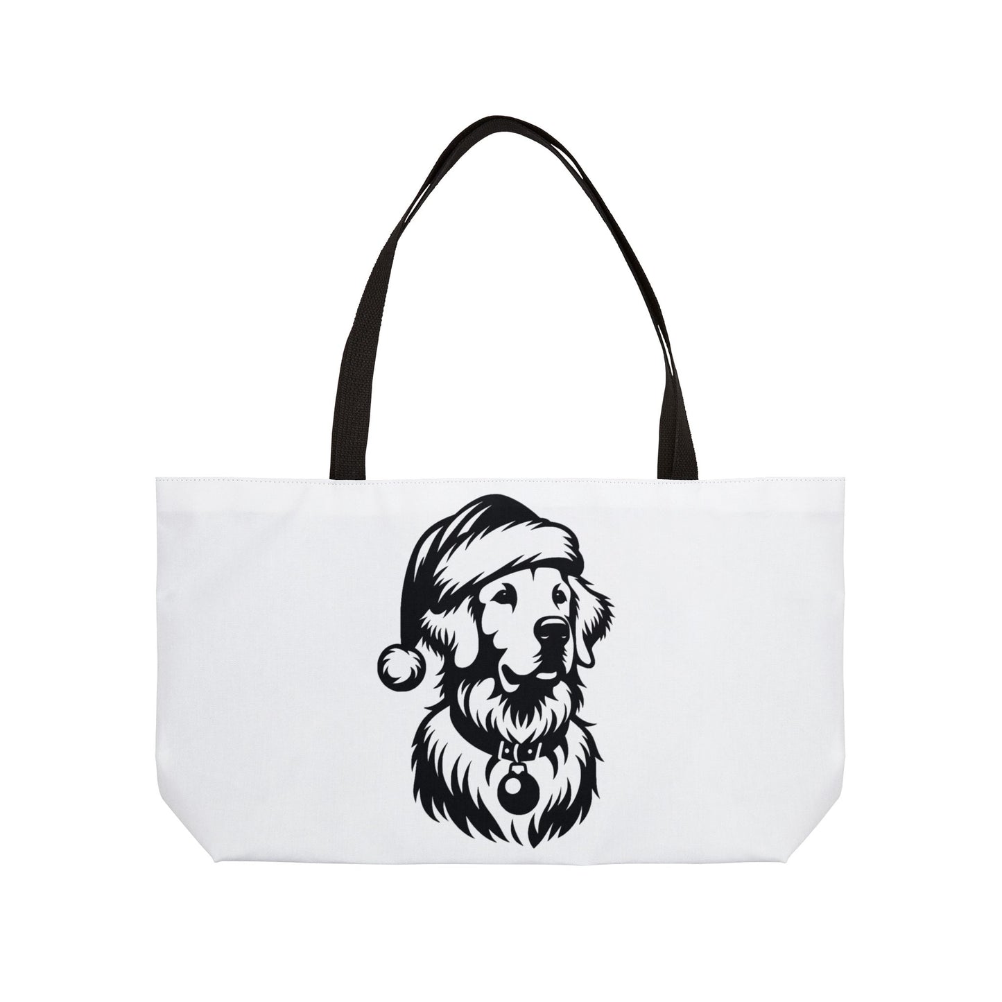 Santa Paws Golden Weekender Tote Bag