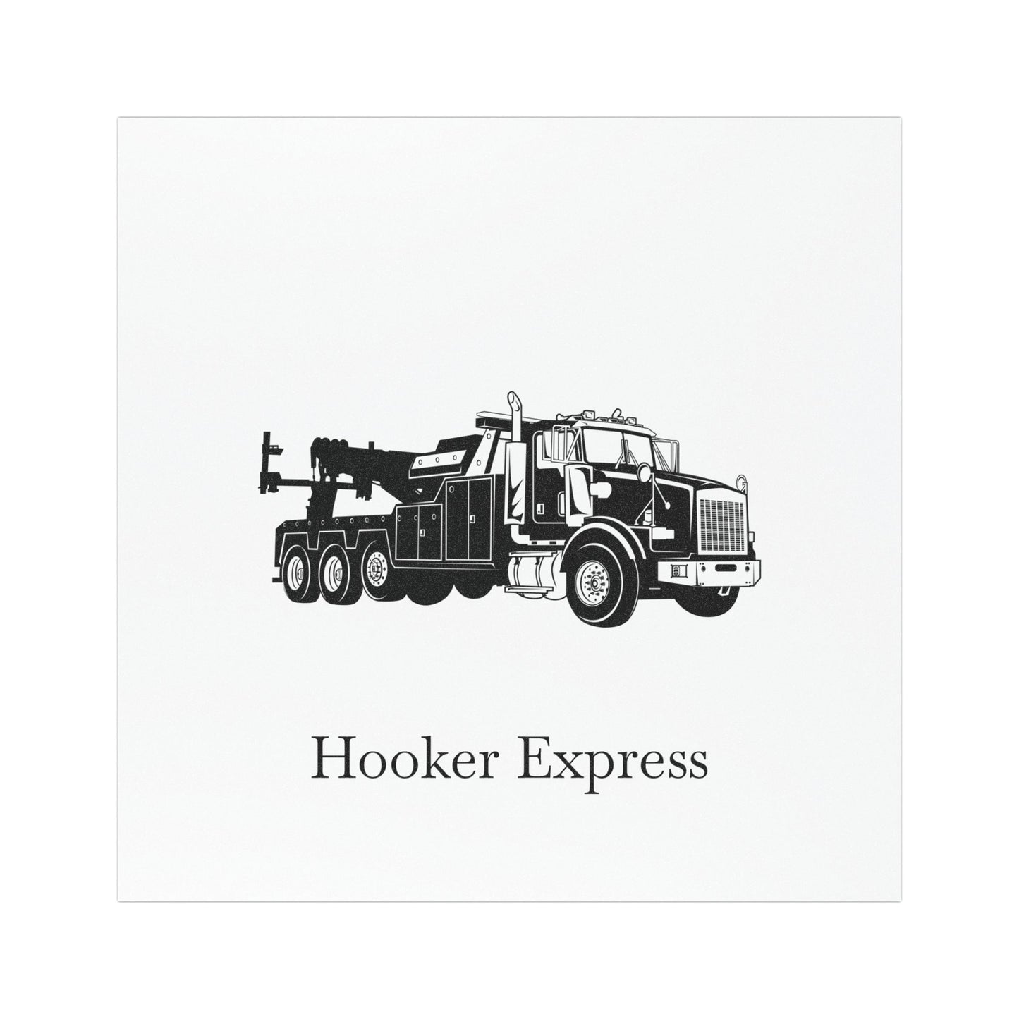 H**ker Express Heavy Tow Truck Indoor/Outdoor Magnet