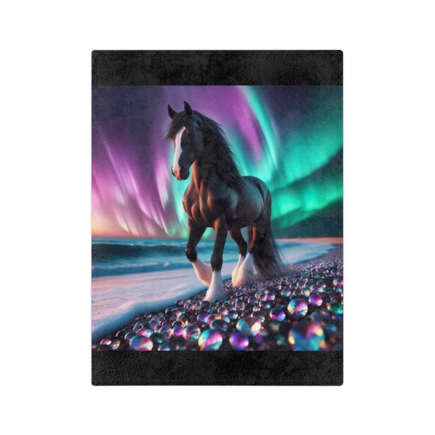 Midnight Magic Velveteen Microfiber Blanket