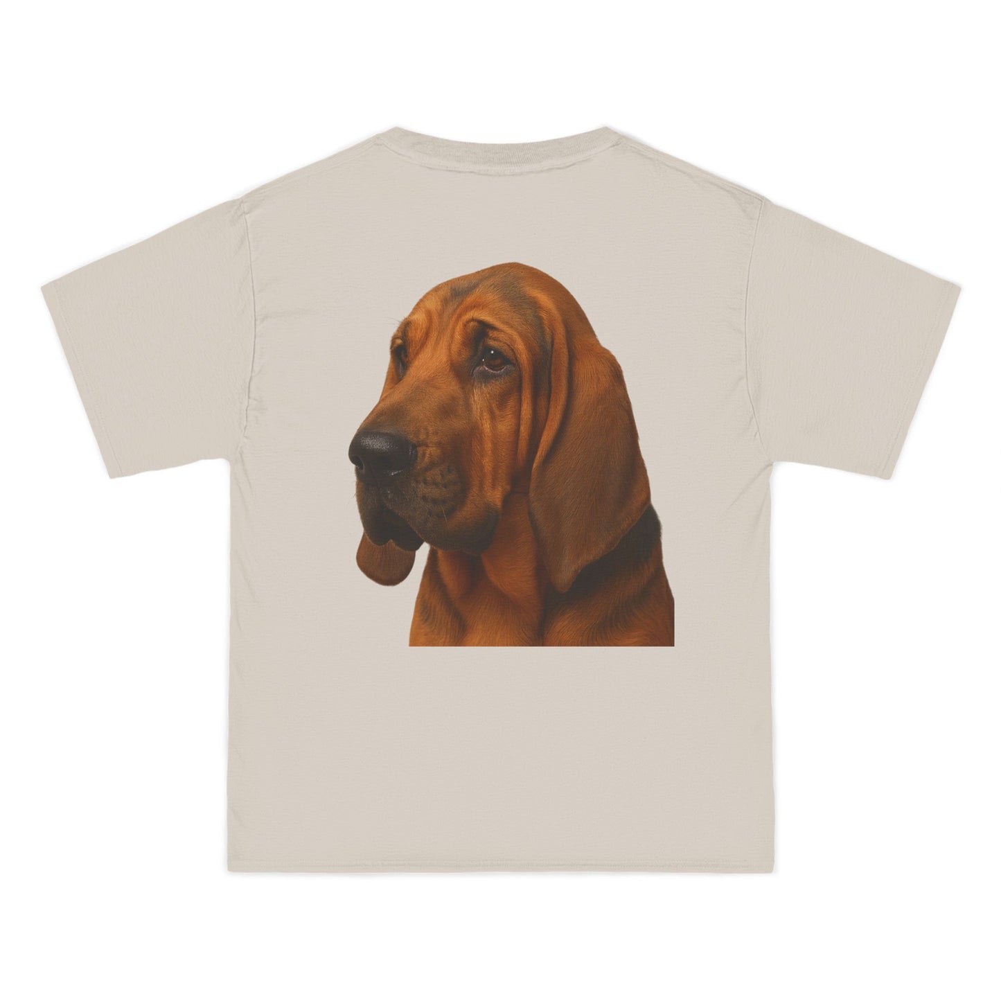Bloodhound Head Men's Short-Sleeve Crewneck Tee