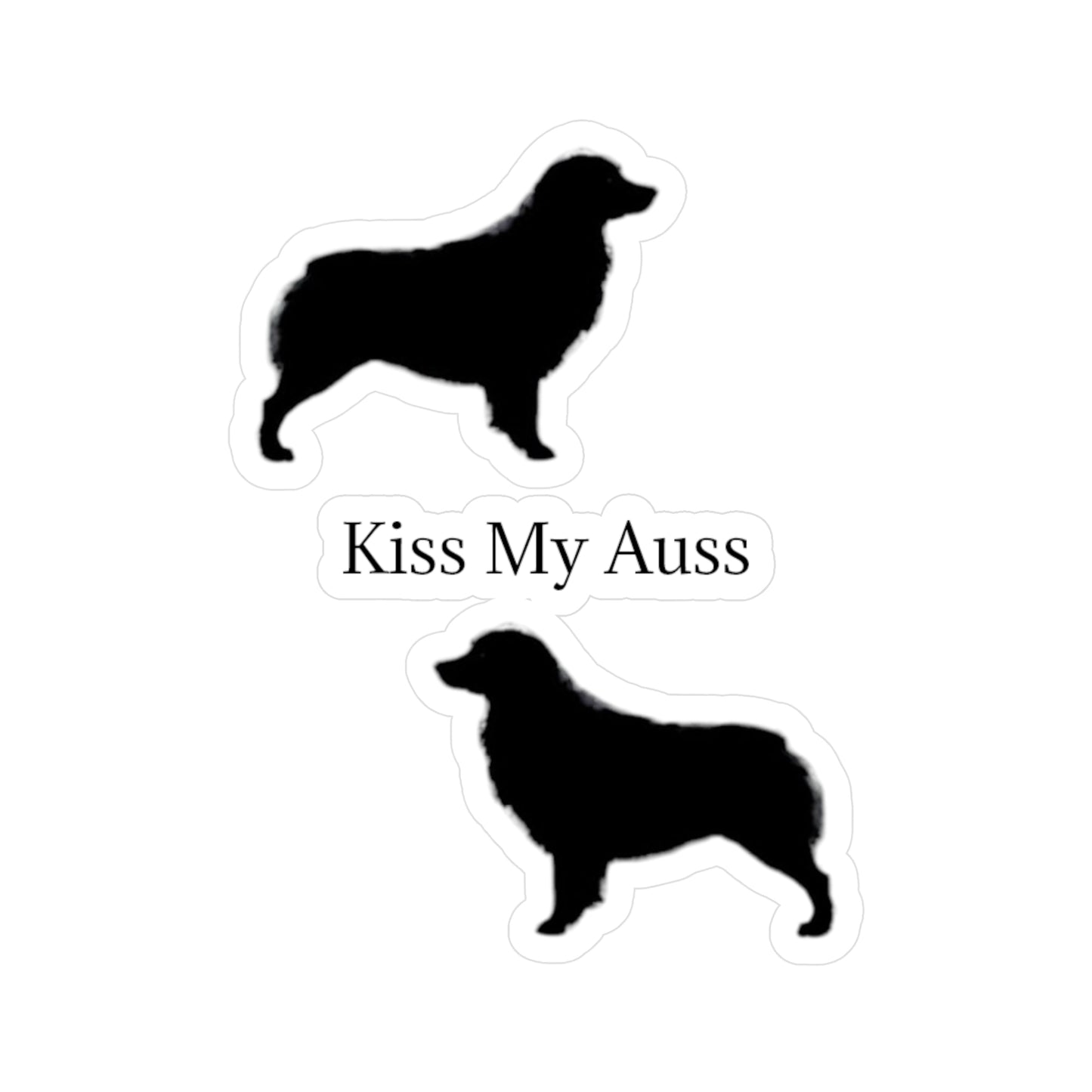 Kiss My Auss Vinyl Decal