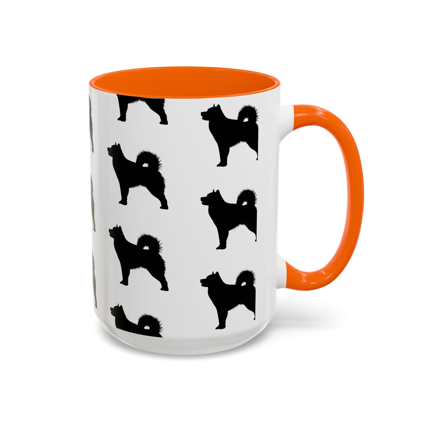 Malamute Silhouette 2-Tone Coffee Mug