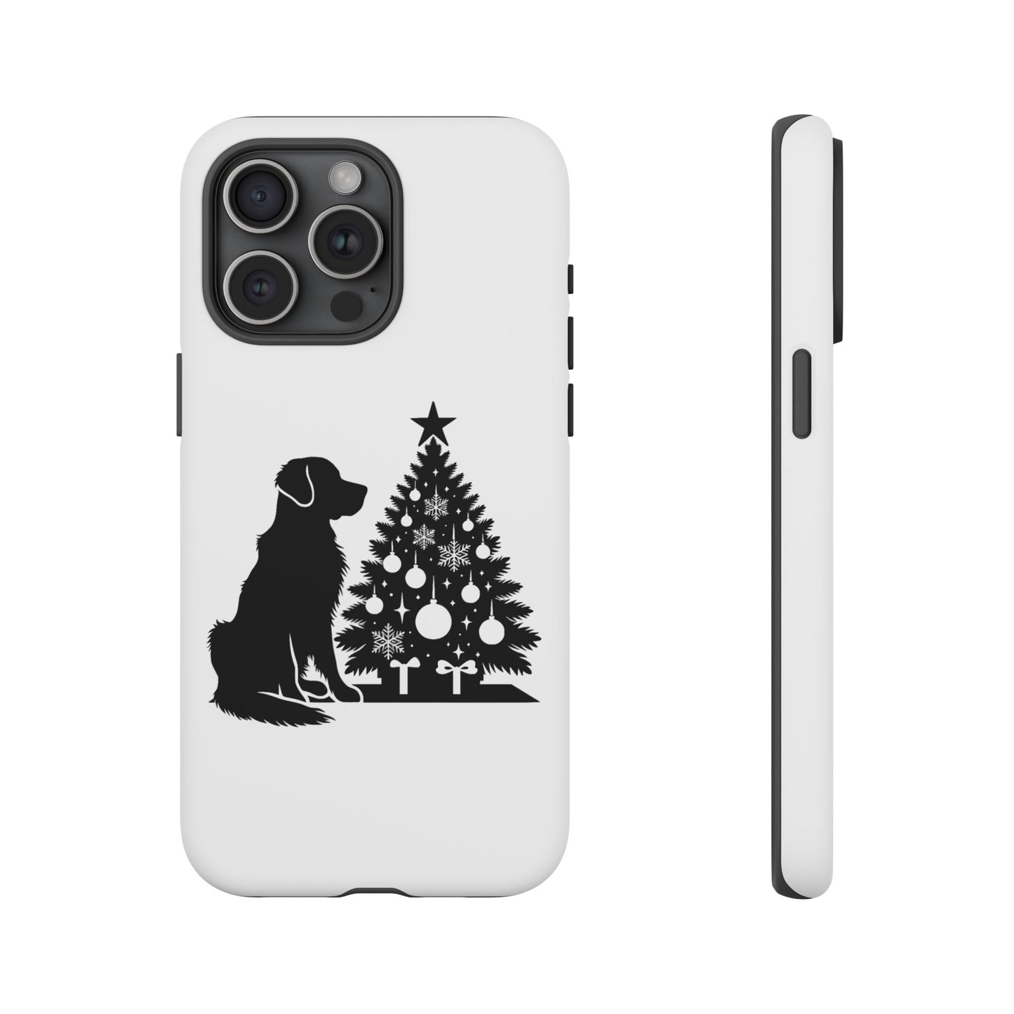 Golden Christmas Tree iPhone Case