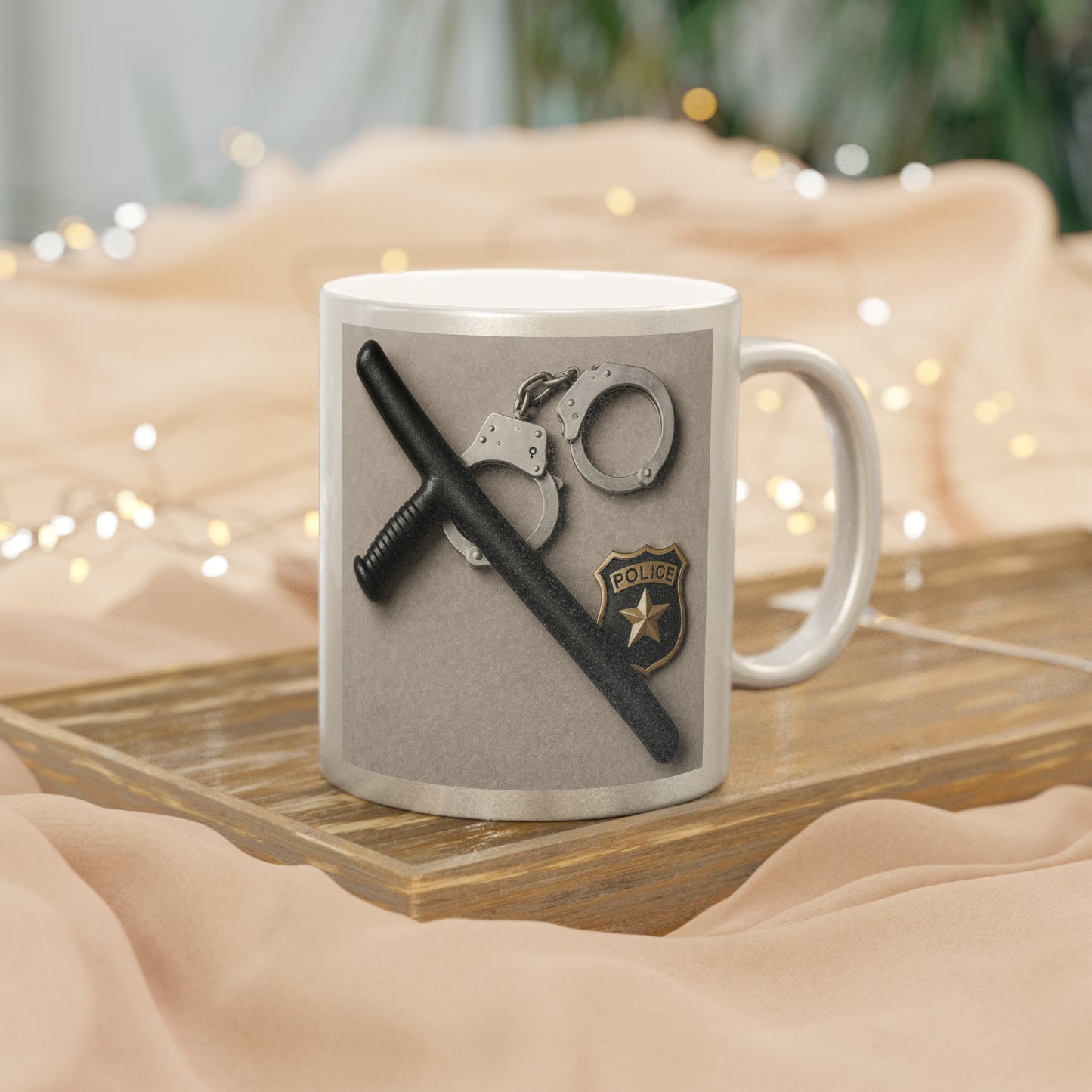 Law Enforcement Appreciation Metallic Coffee Mug