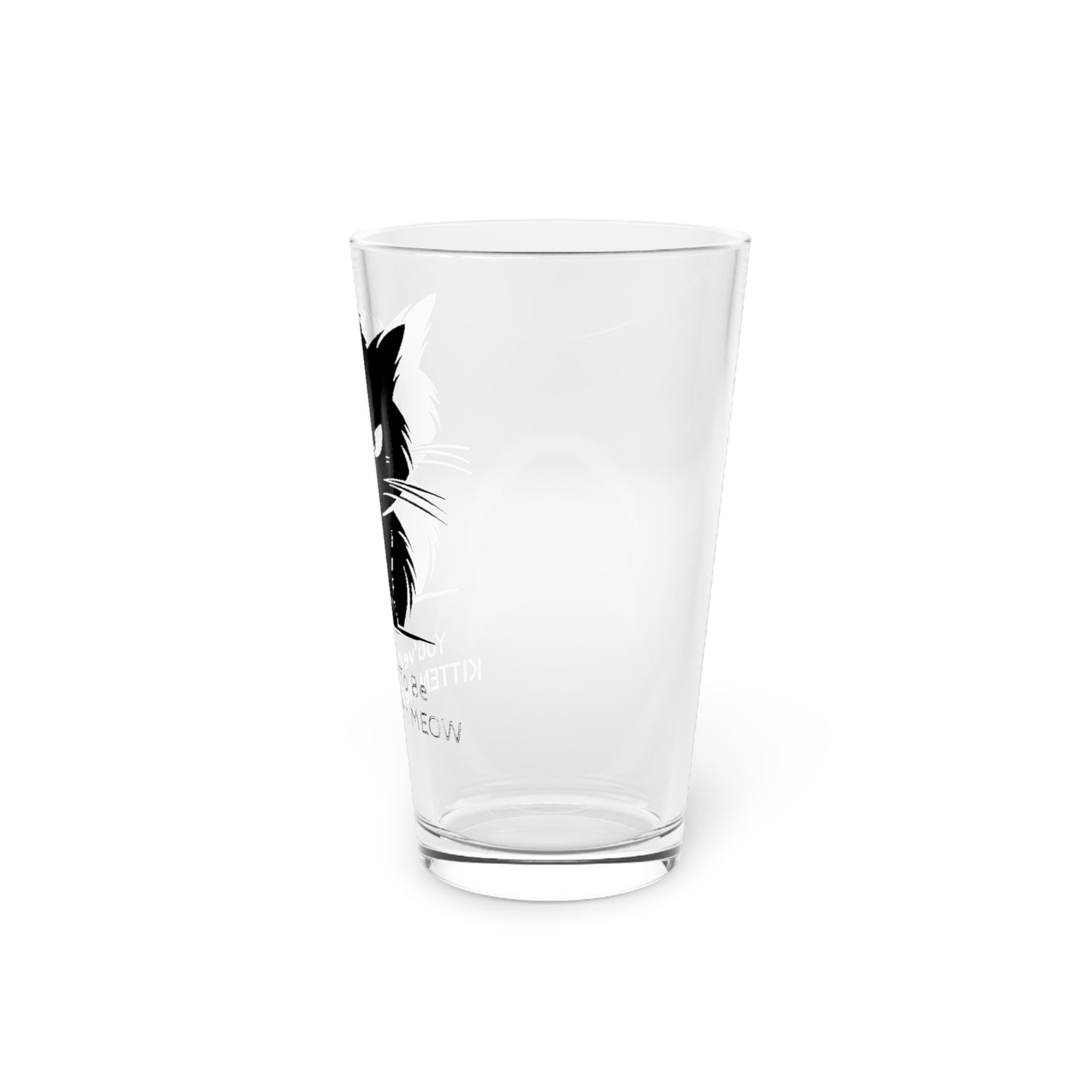 Kitten Me Drinking Glass