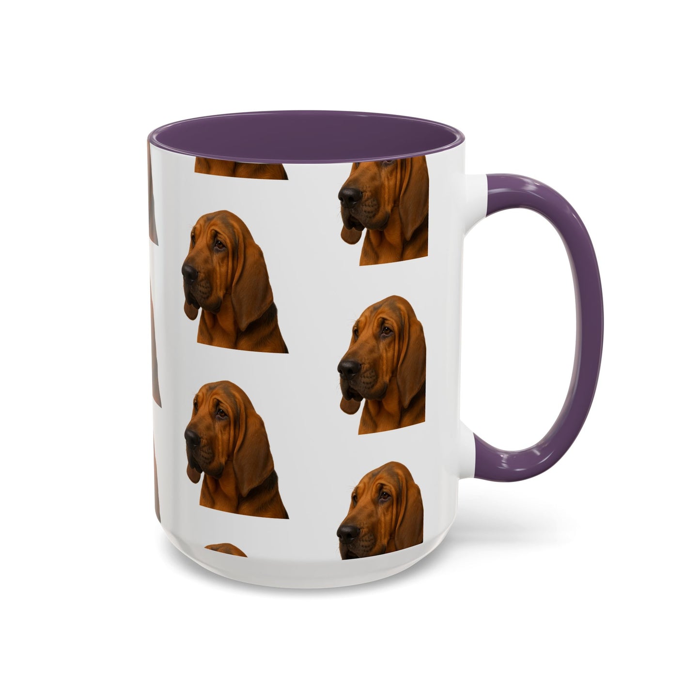 Bloodhound Head 2-Tone Coffee Mug