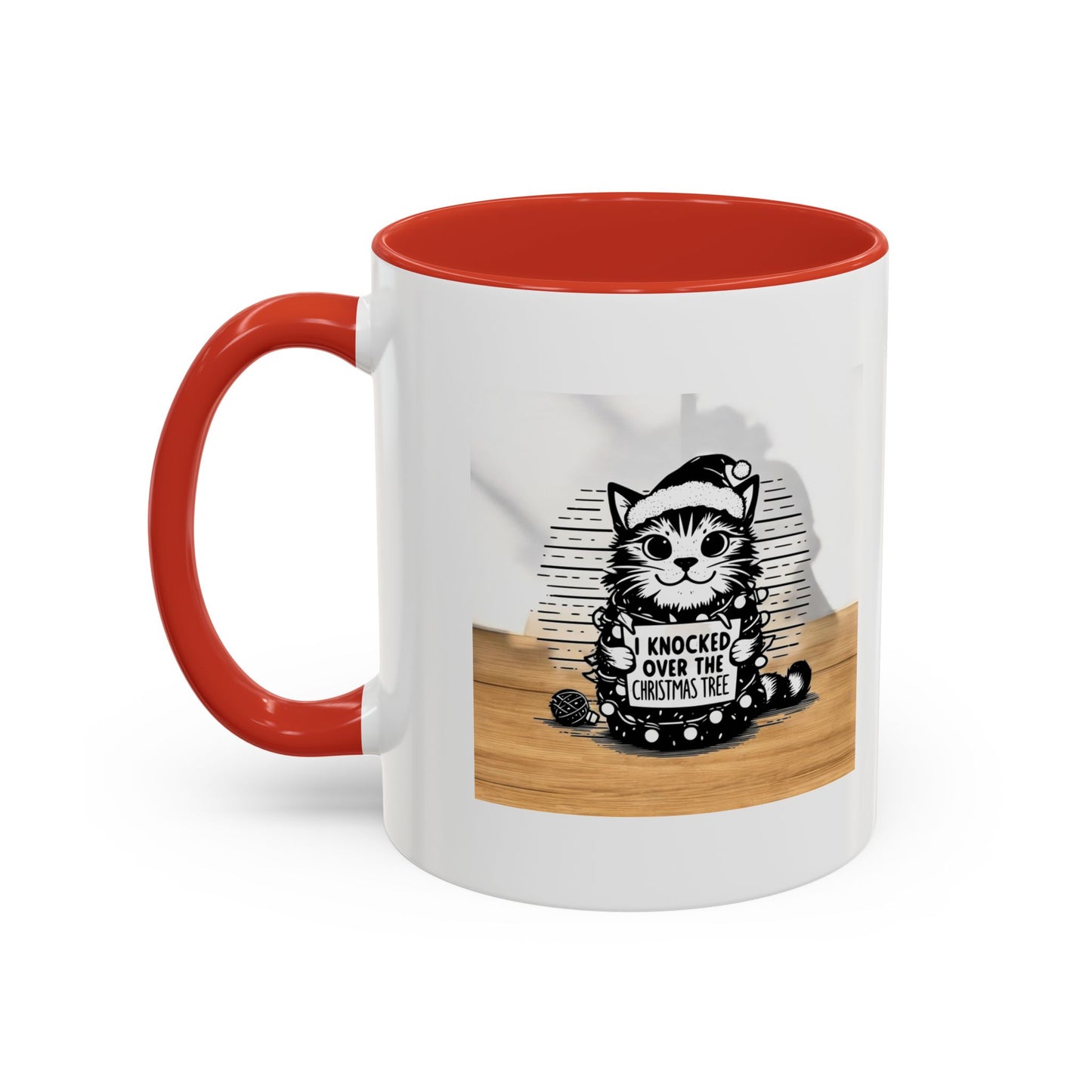 Naughty Cat 2-Tone Coffee Mug