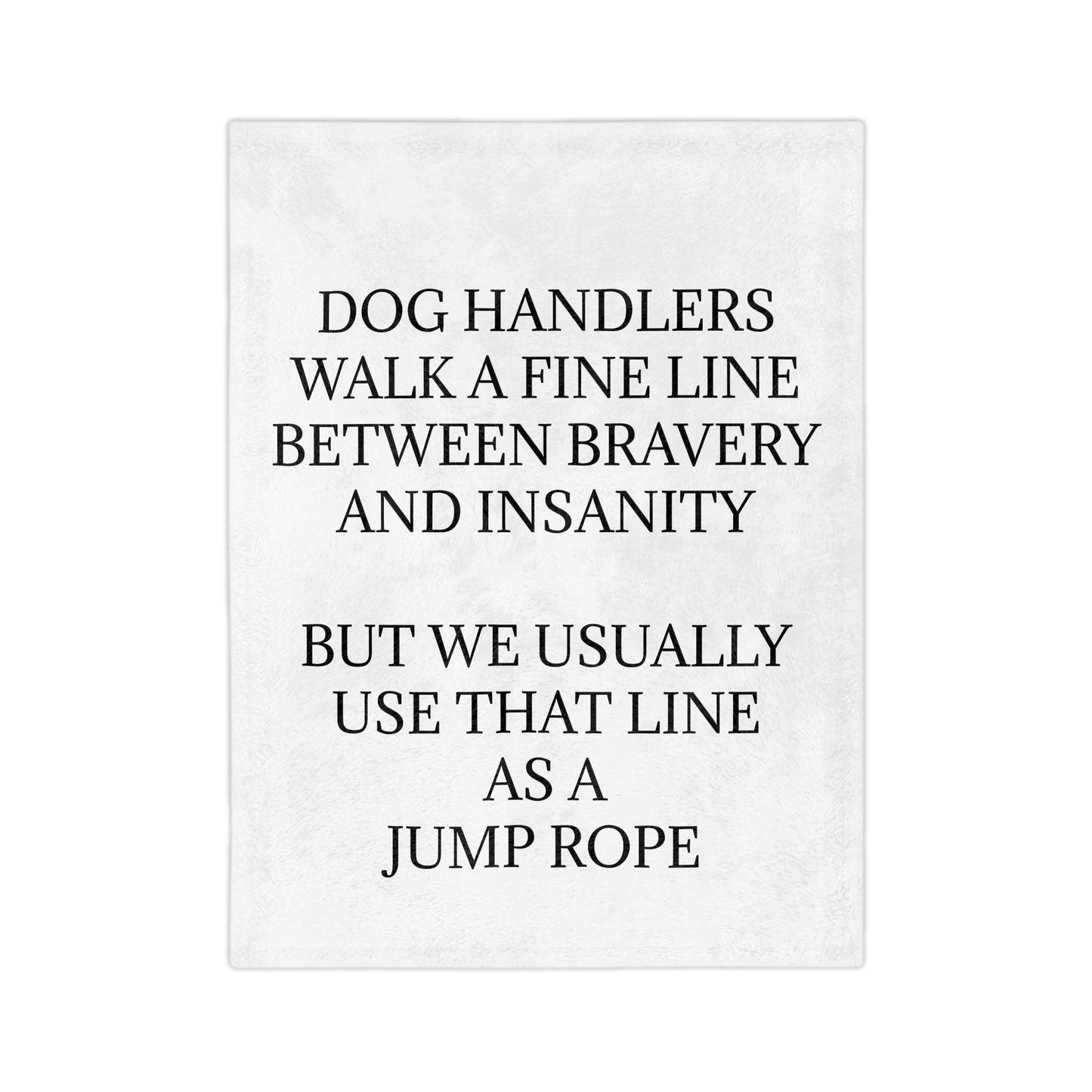 Jump Rope Velveteen Microfiber Blanket